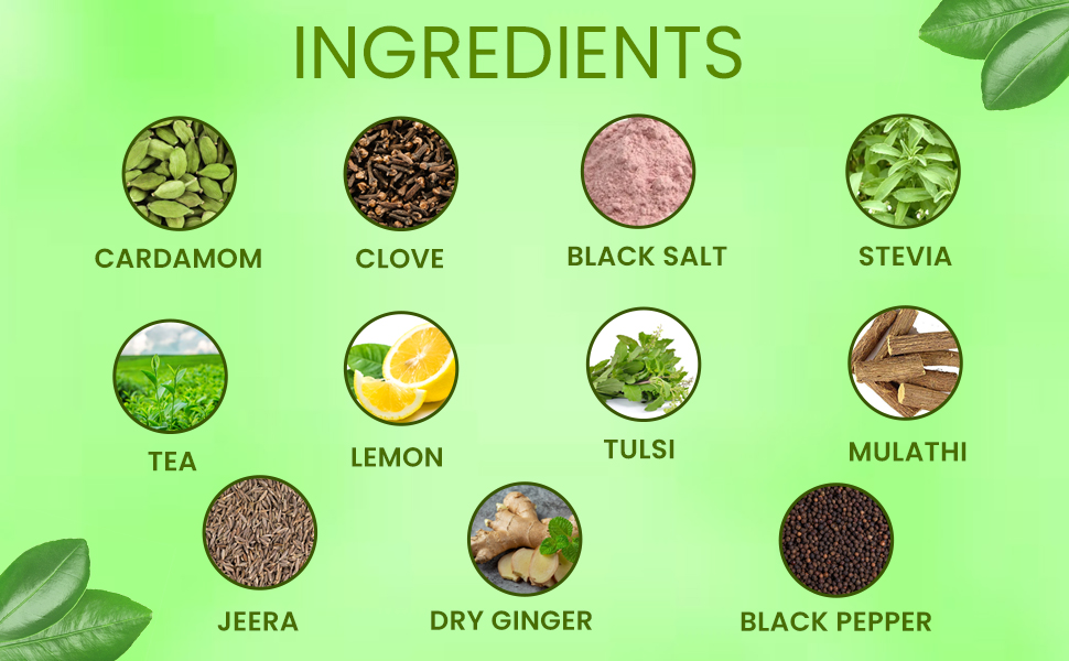Ingredients Herbal Lemon Tea 