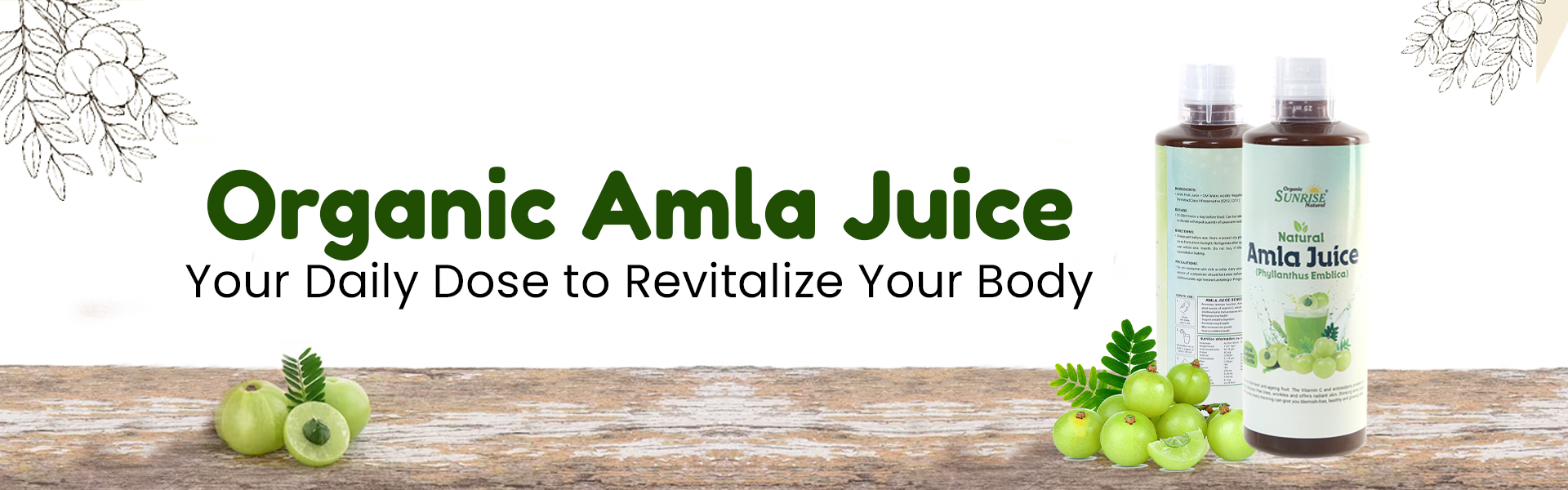 Sunrise Organic Amla Juice 