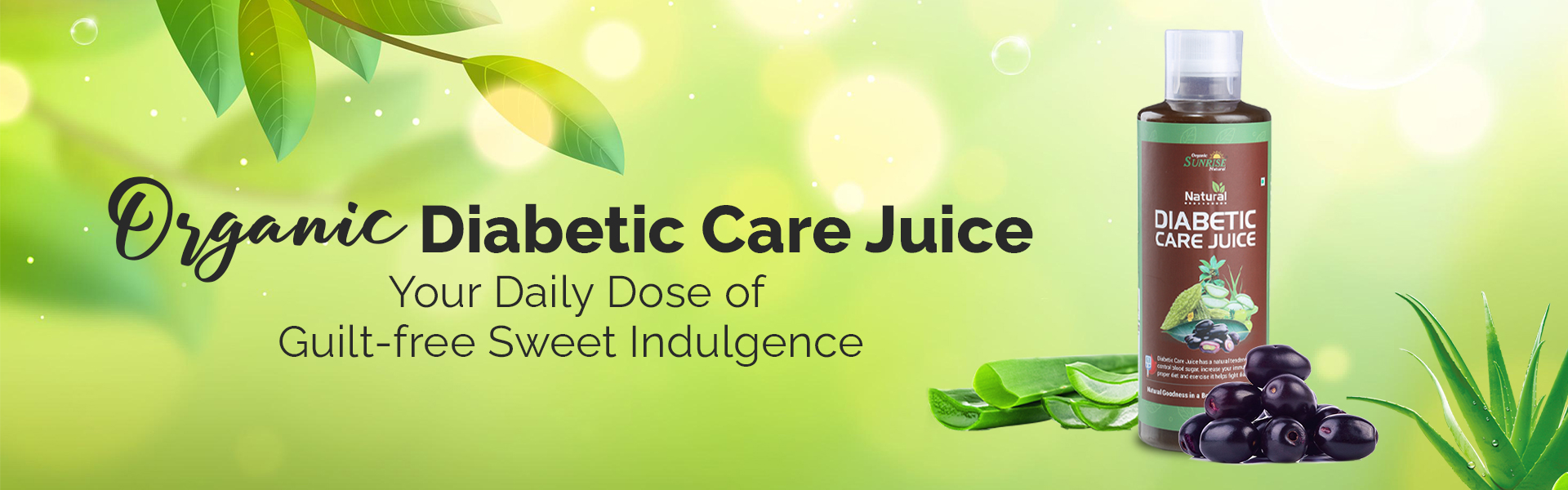 Sunrise Organic Diabetic Care Juice 