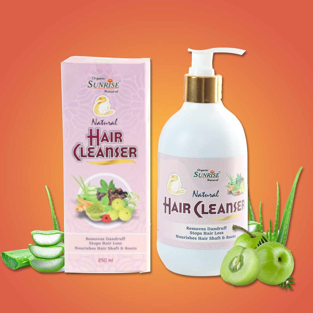 Natural Hair Cleanser – Ayurvedic Herbal Shampoo Alternative for Hair Fall & Dandruff Care | Sunrise