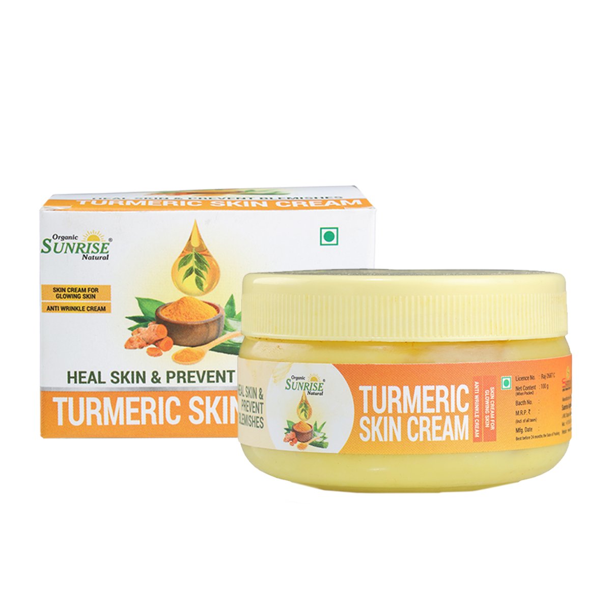 Turmeric Skin Cream – Acne Care & Natural Glow | Sunrise Agriland
