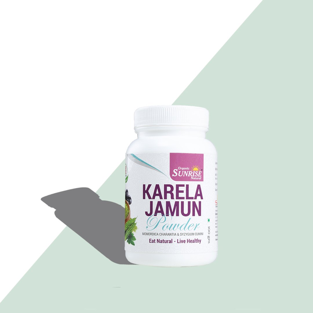 Karela Jamun Powder – Sugar Balance, Digestion & Metabolism Support | Sunrise Agriland