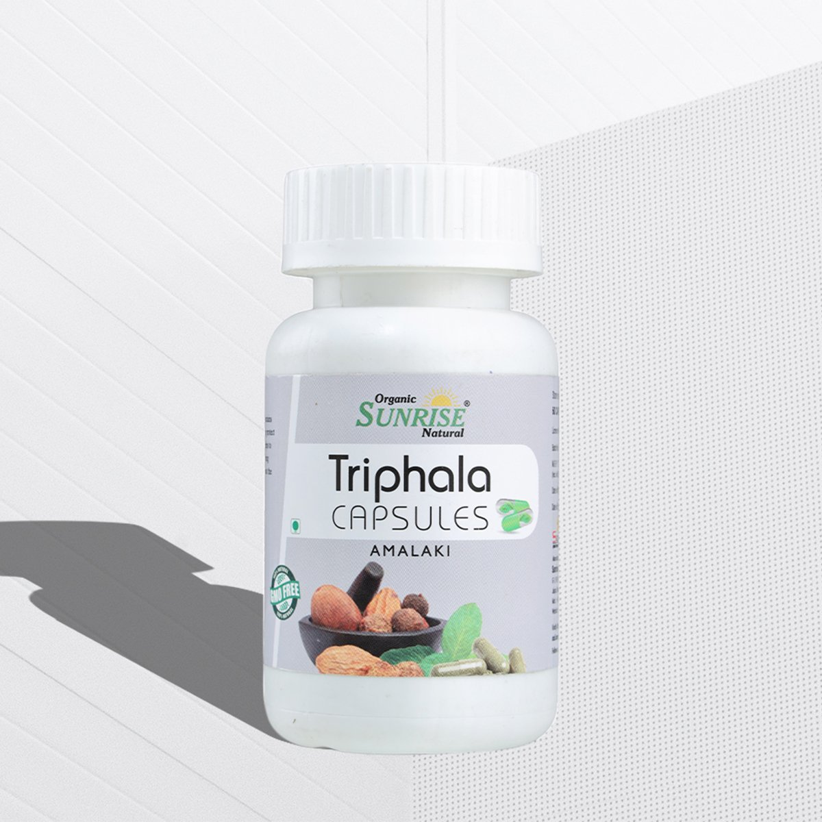 Triphala Capsules – Digestion, Gut Cleanse & Regularity Support | Sunrise Agriland