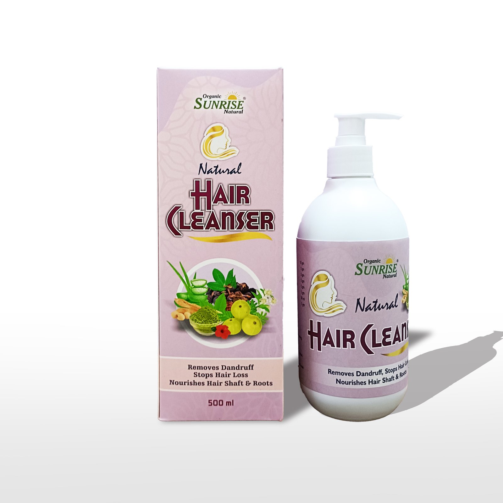 Natural Hair Cleanser – Ayurvedic Herbal Shampoo Alternative for Hair Fall & Dandruff Care | Sunrise