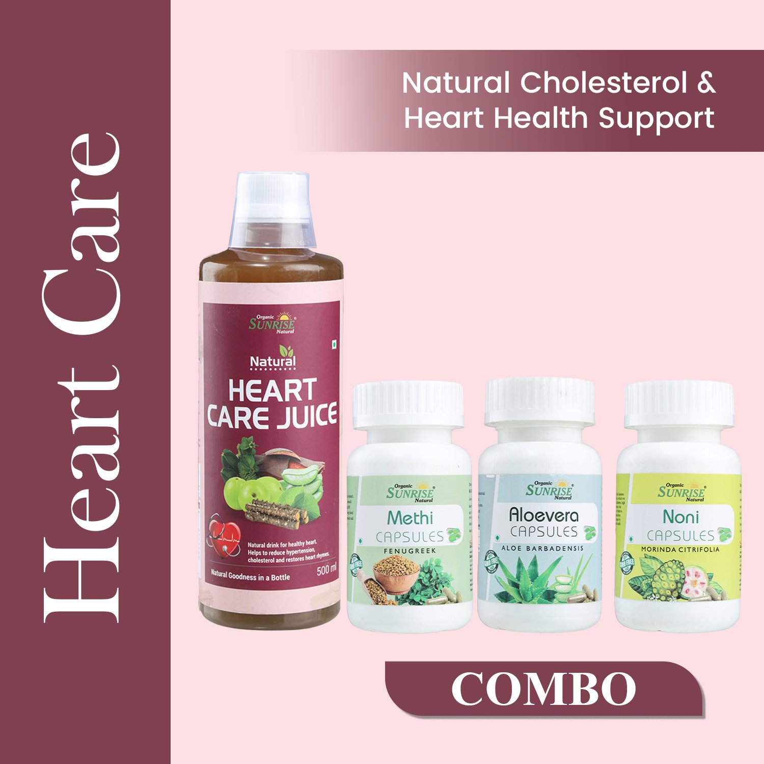 Heart Care Kit – Natural Cholesterol & Heart Health Support | Sunrise Agriland