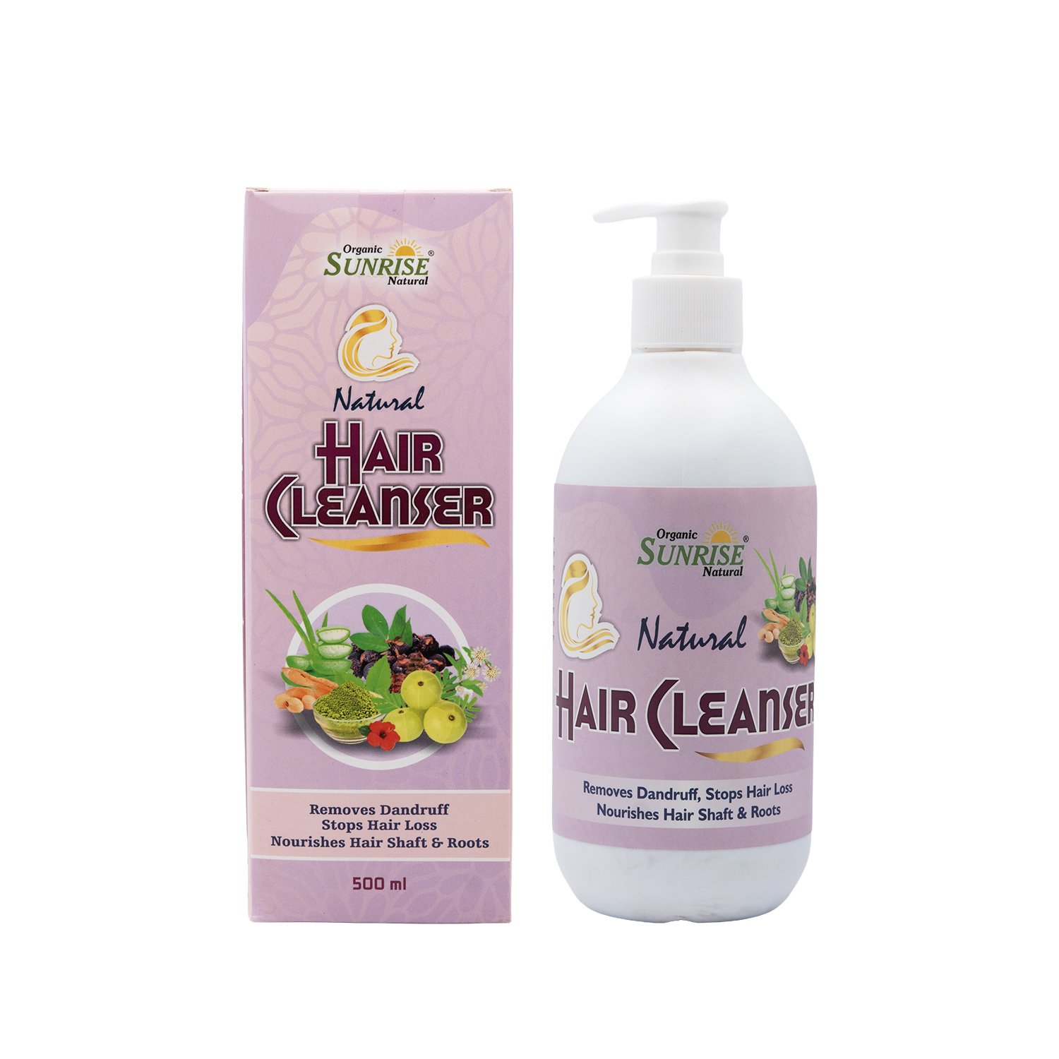 Natural Hair Cleanser – Ayurvedic Herbal Shampoo Alternative for Hair Fall & Dandruff Care | Sunrise