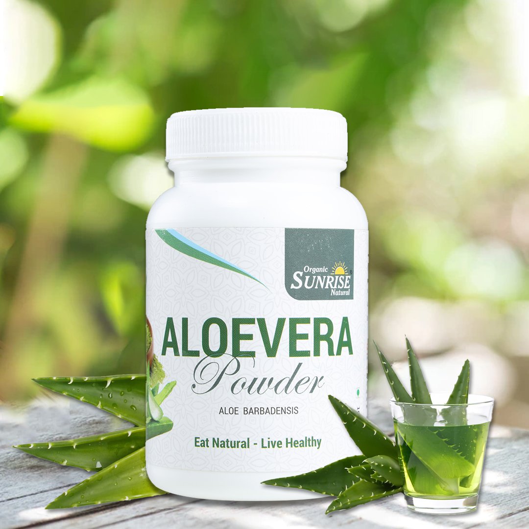 Aloe Vera Powder – Natural Detox, Skin Glow & Hair Care Superfood | Sunrise Agriland