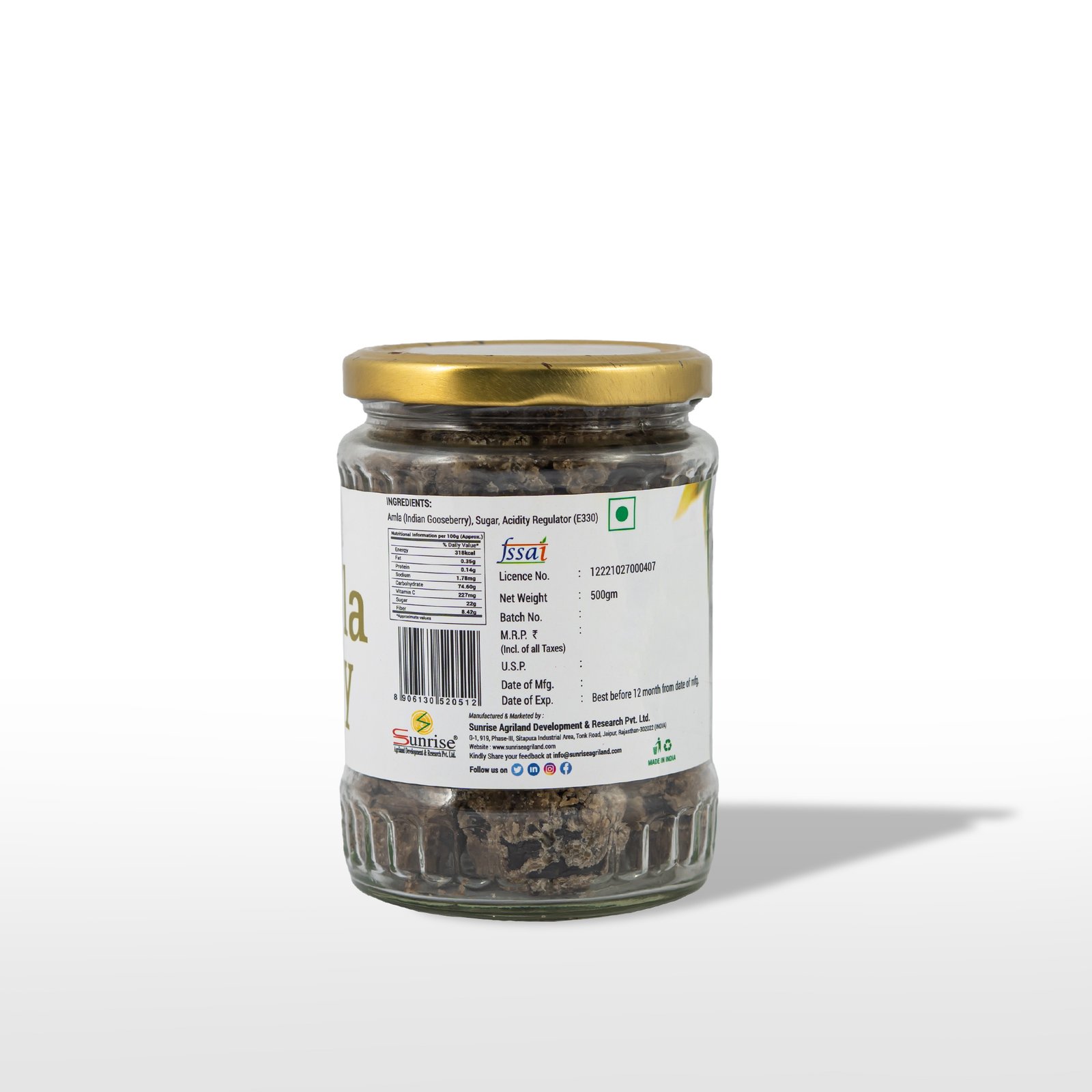 Amla Dry – Naturally Dried Indian Gooseberry | Sunrise Agriland