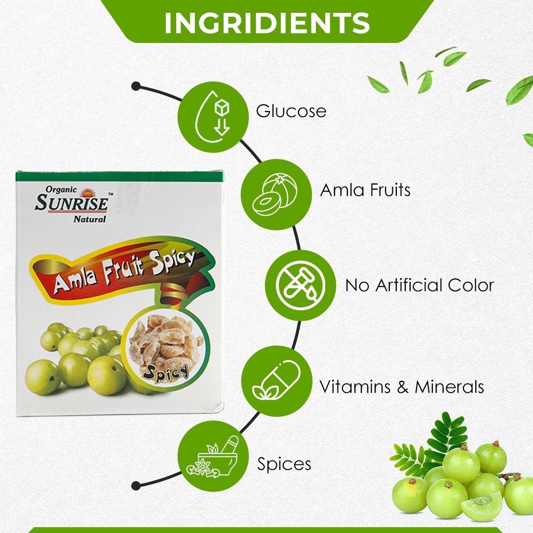 Amla Fruit Spicy Candy – Chatpata Healthy Snack for Digestion & Immunity | Sunrise Agriland