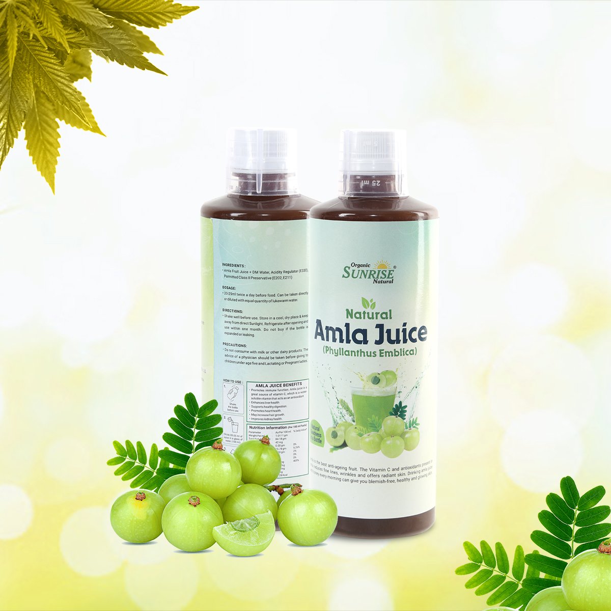 Amla Juice – Natural Immunity Booster for Skin, Hair & Digestion | Sunrise Agriland