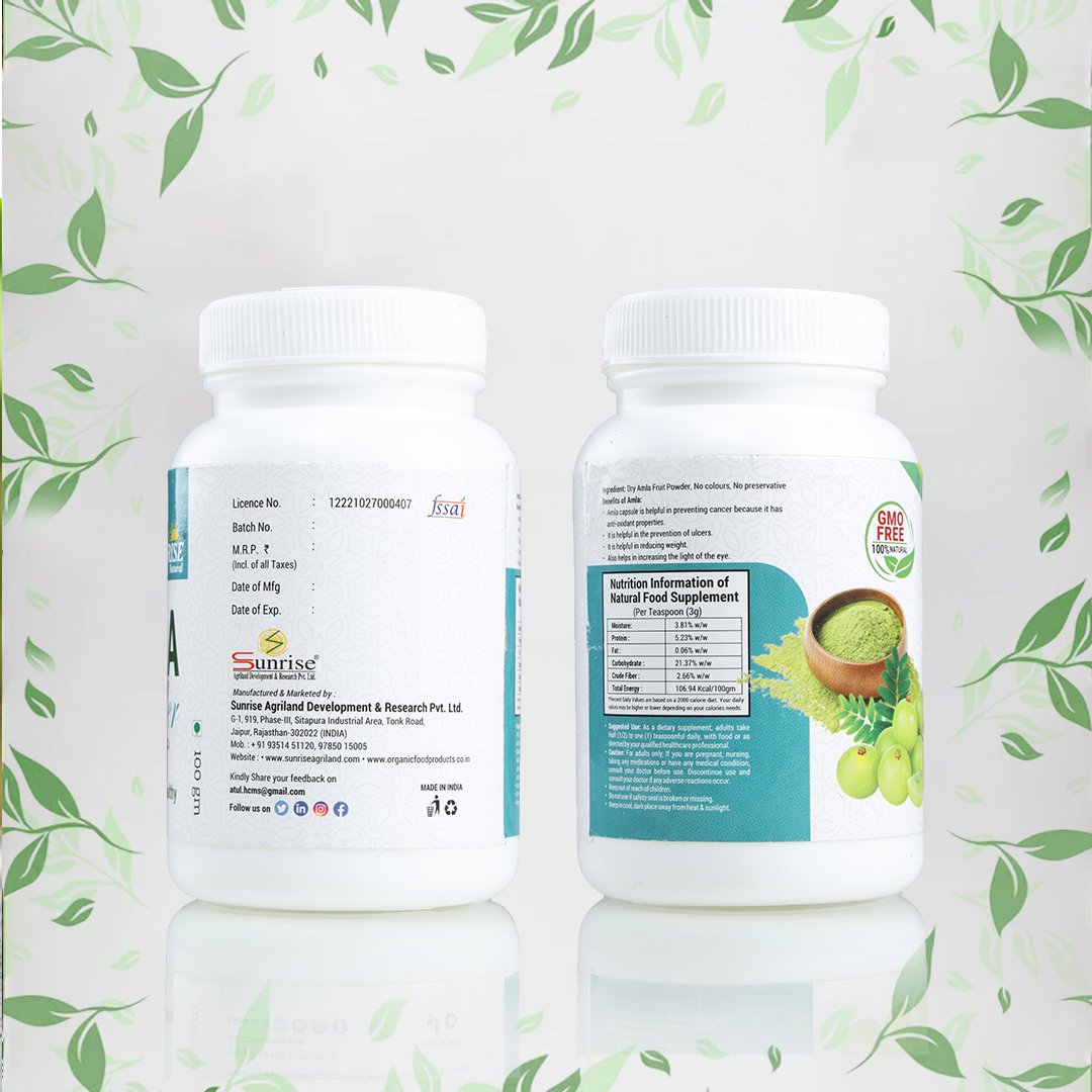 Amla Powder – Ayurvedic Superfood for Immunity, Hair & Digestion | Sunrise Agriland