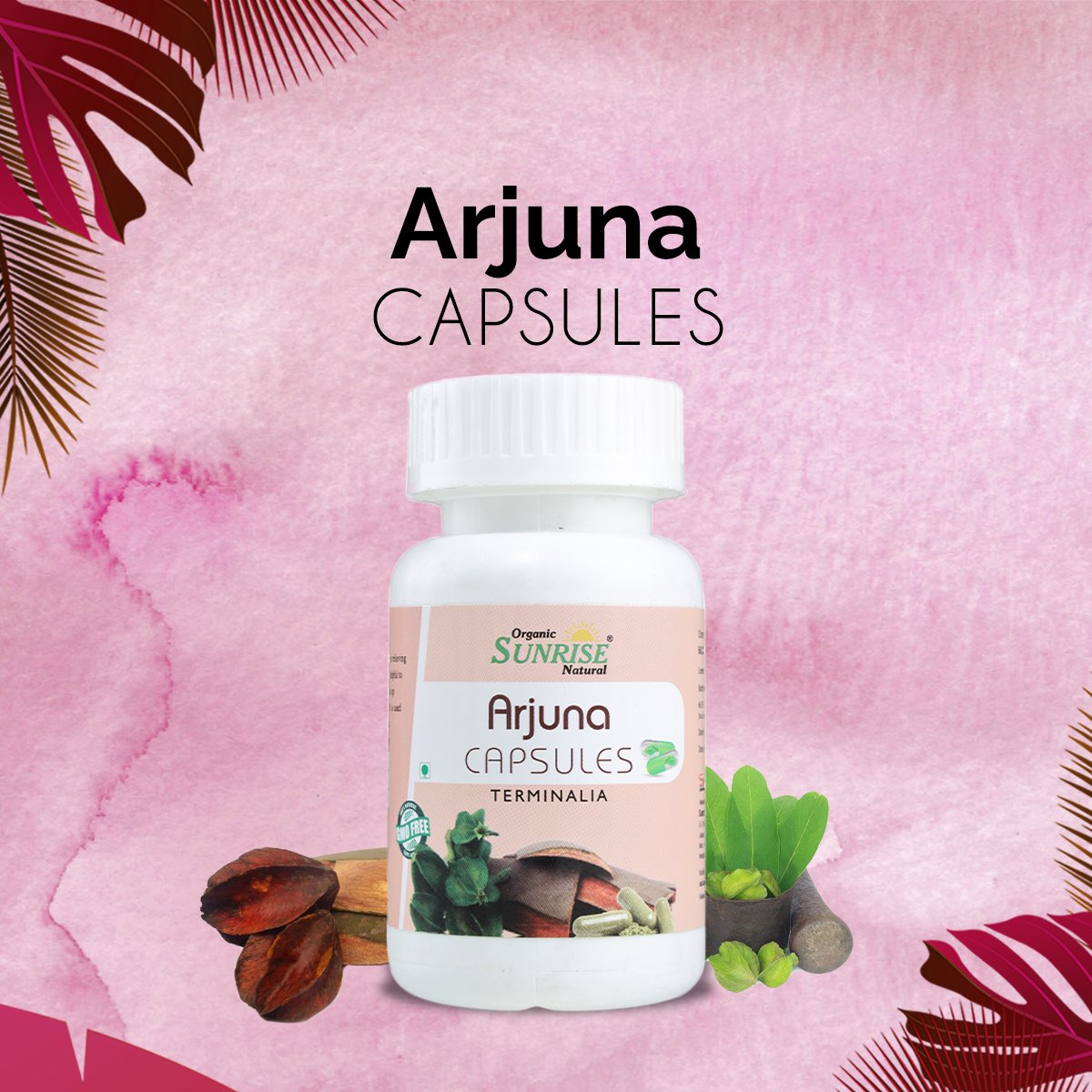 Arjuna Capsules – Ayurvedic Heart Health, Cholesterol & Blood Pressure Support | Sunrise Agriland