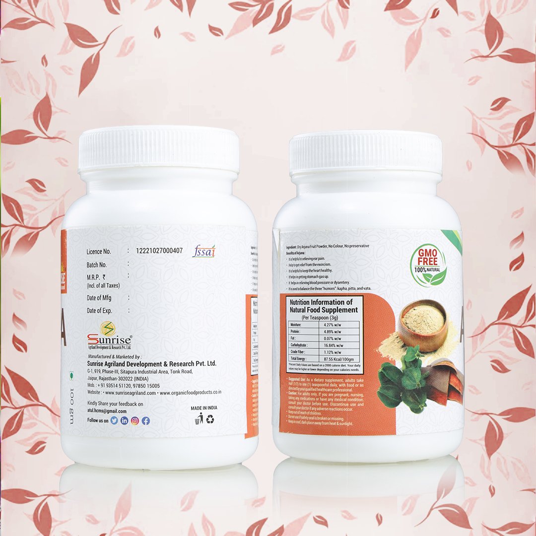Arjuna Powder – Heart Health & Cholesterol Support | Sunrise Agriland
