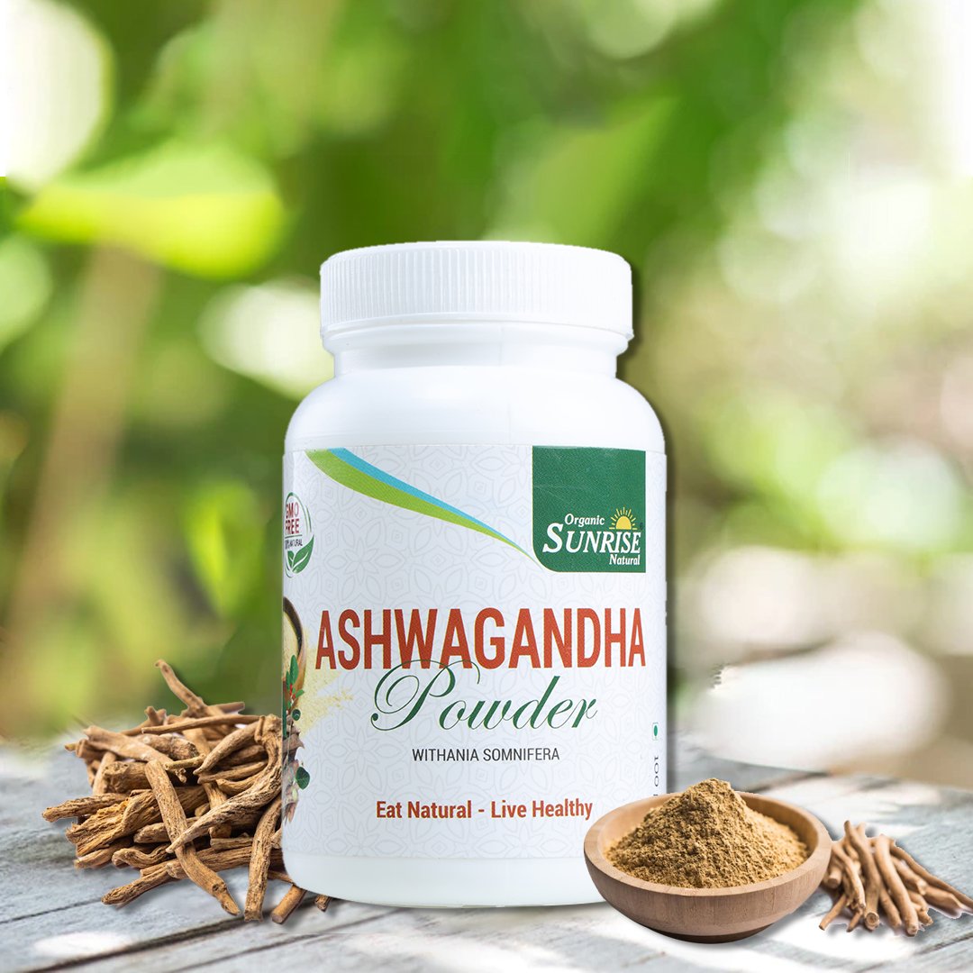 Ashwagandha Root Powder – Ayurvedic Stress Relief & Energy Booster for Strength & Sleep | Sunrise Ag