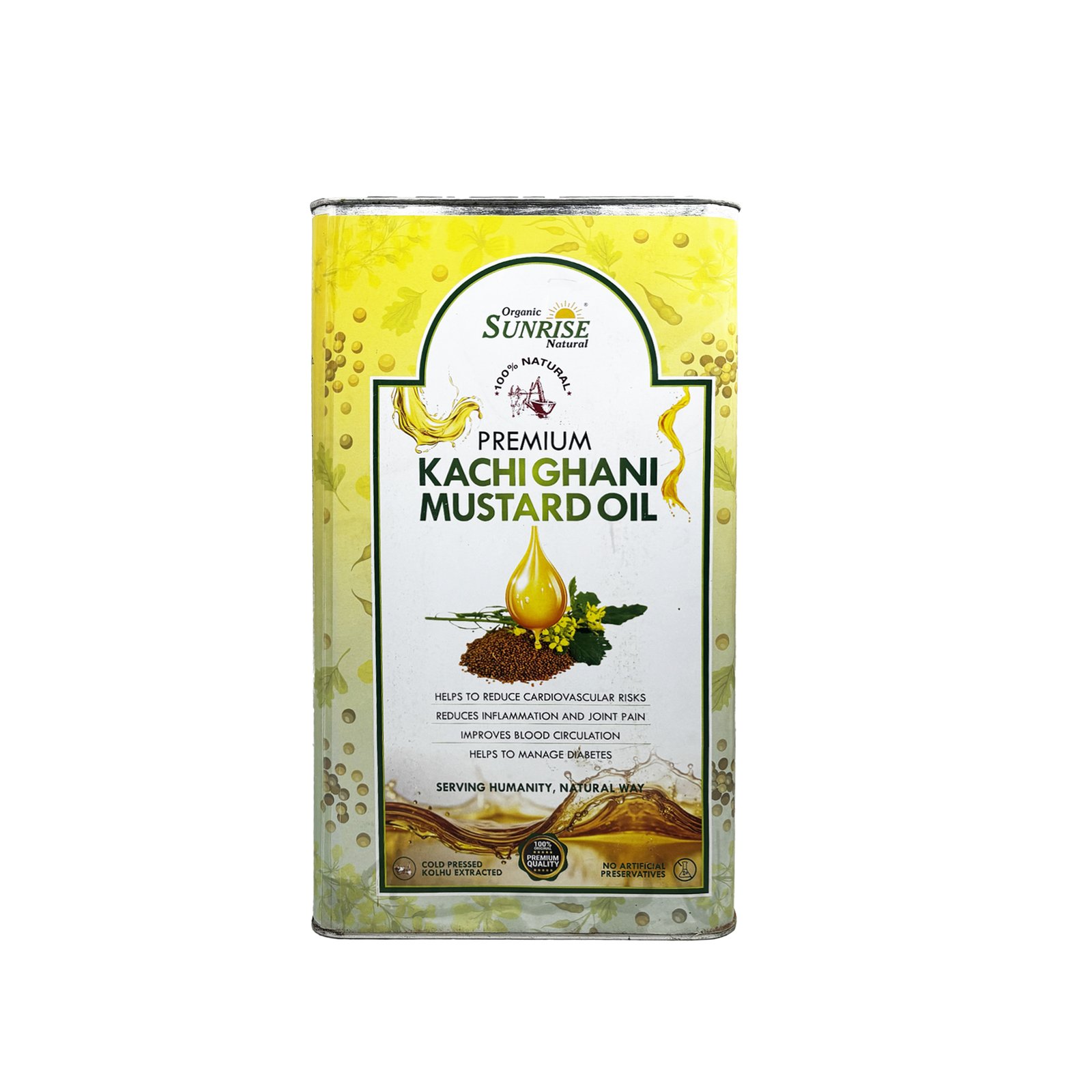 Cold Pressed Mustard Oil (Kachi Ghani) – 100 Pure & Chemical Free | Sunrise Agriland