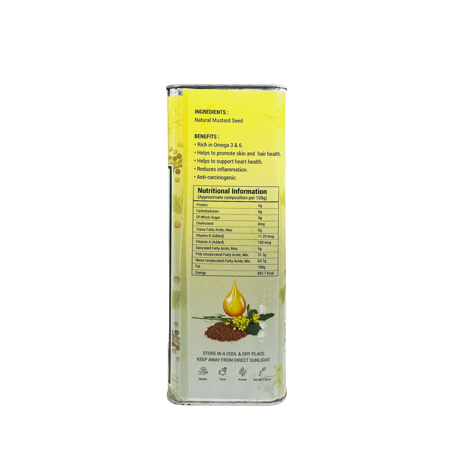 Cold Pressed Mustard Oil (Kachi Ghani) – 100 Pure & Chemical Free | Sunrise Agriland