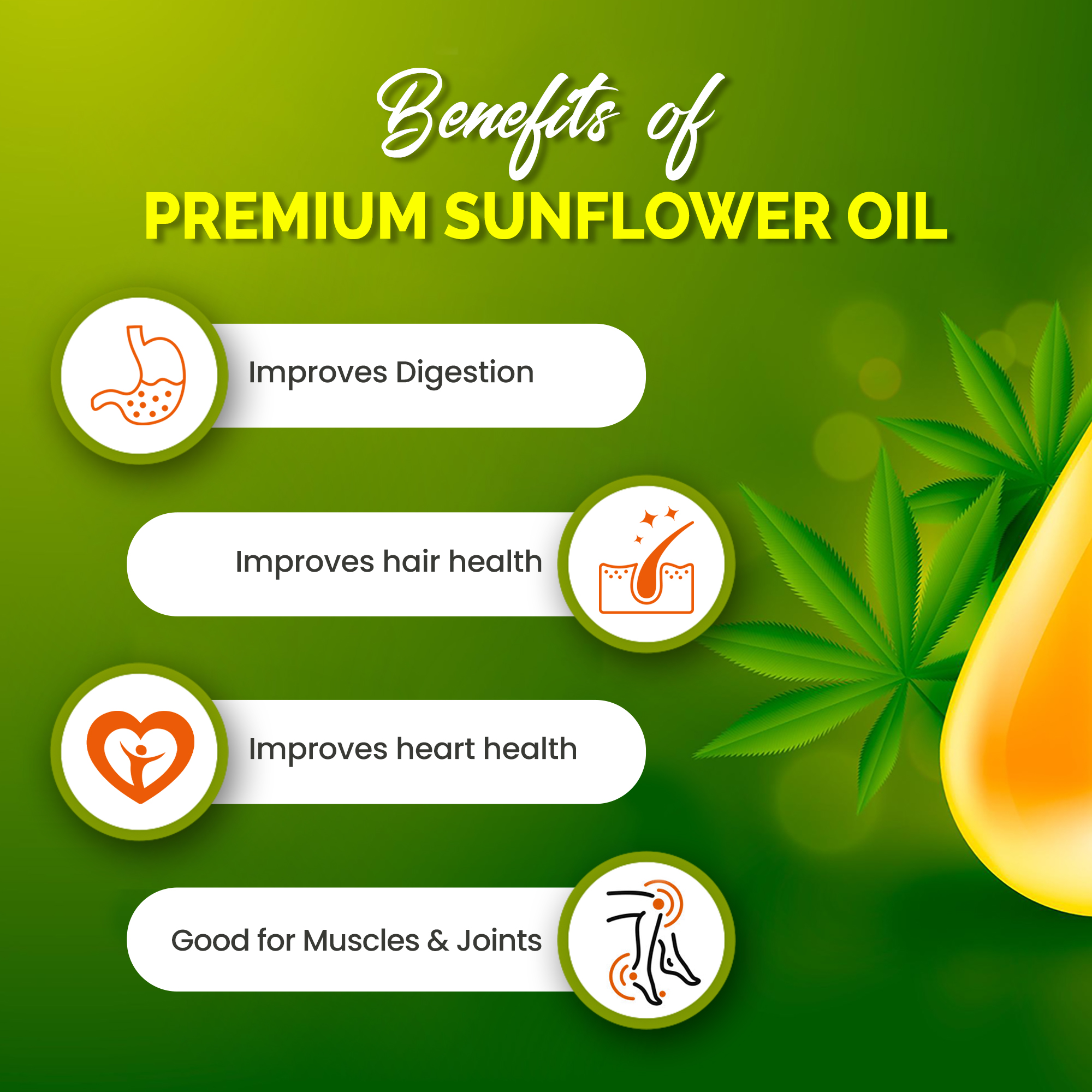 Cold Pressed Sunflower Oil – Light, Healthy & Heart-Friendly Cooking Oil | Sunrise Agriland