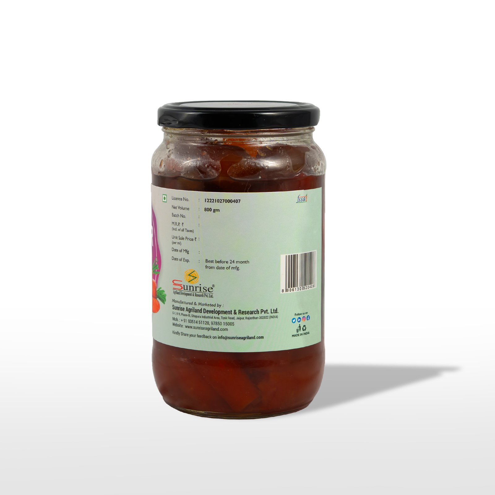 Gajar Murabba – Natural Carrot Preserve for Eye Health & Energy | Sunrise Agriland
