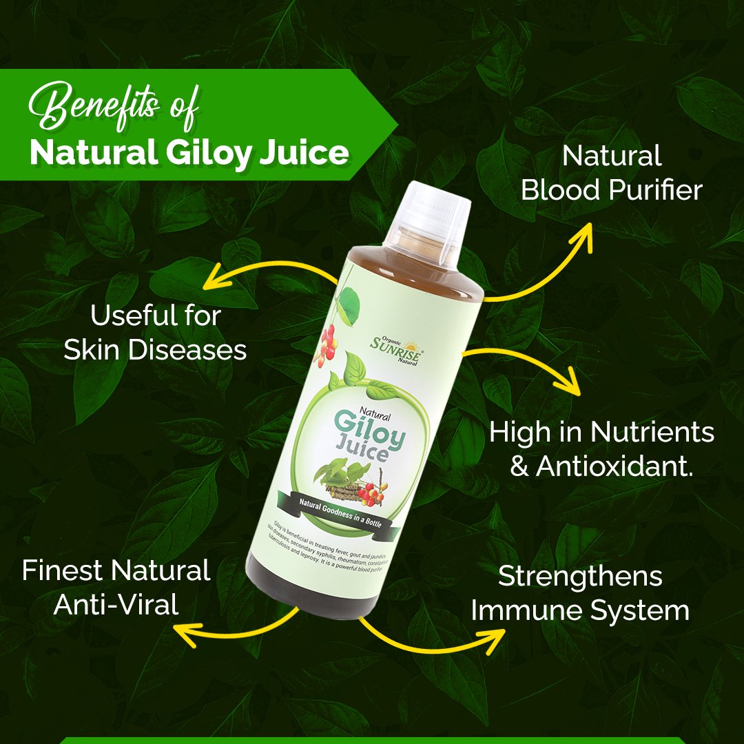 Giloy Juice – Natural Immunity Booster & Fever Support Ayurvedic Drink | Sunrise Agriland