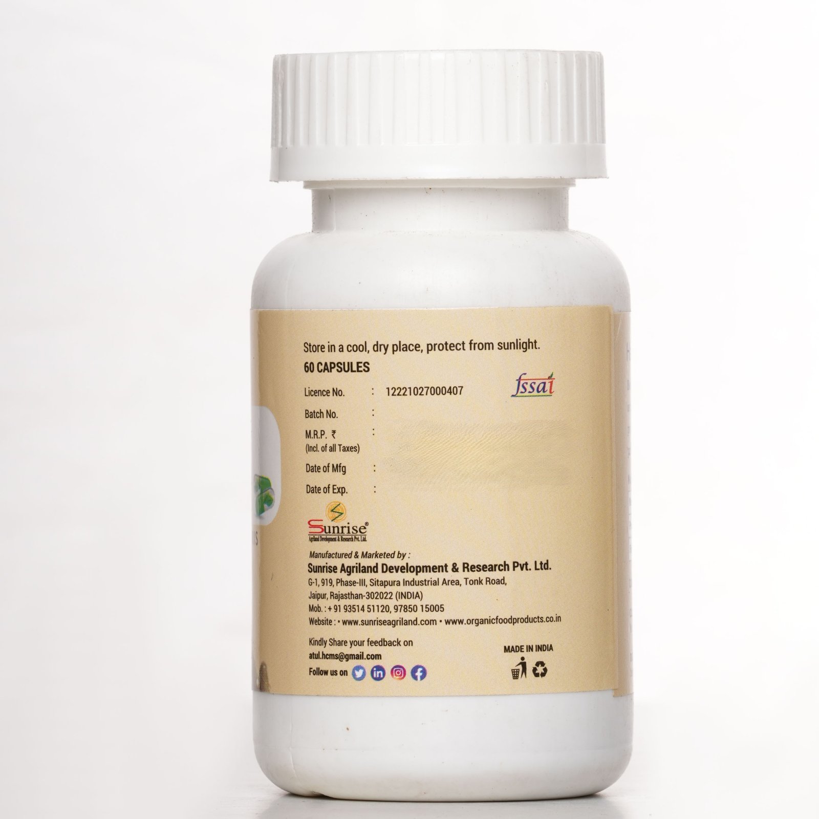 Gokhru Capsules – Kidney & Urinary Support, Stamina & Vitality Booster | Sunrise Agriland