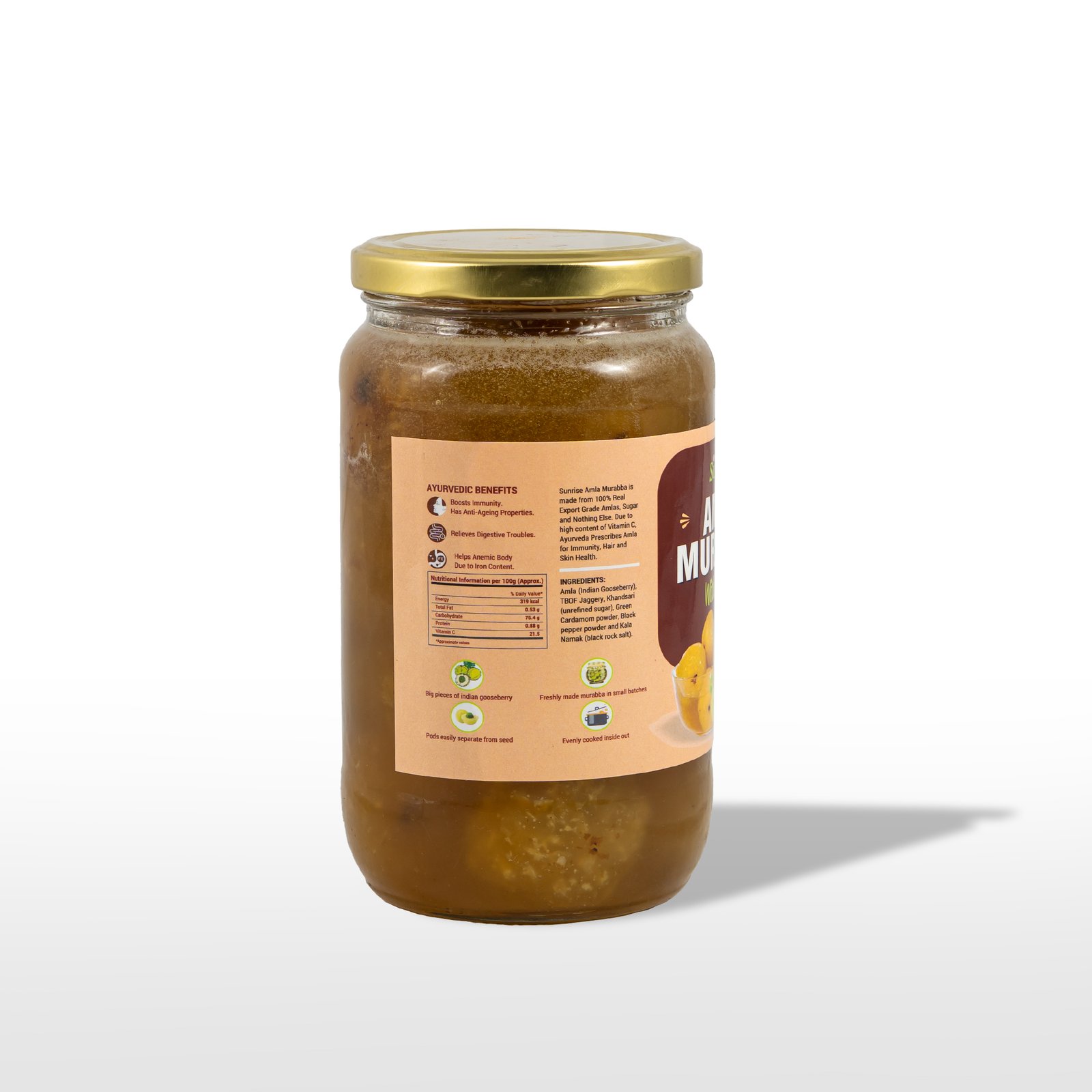 Healthy Murabba Combo – Amla Murabba, Bans Murabba & Bel Murabba with Mishri | Sunrise Agriland