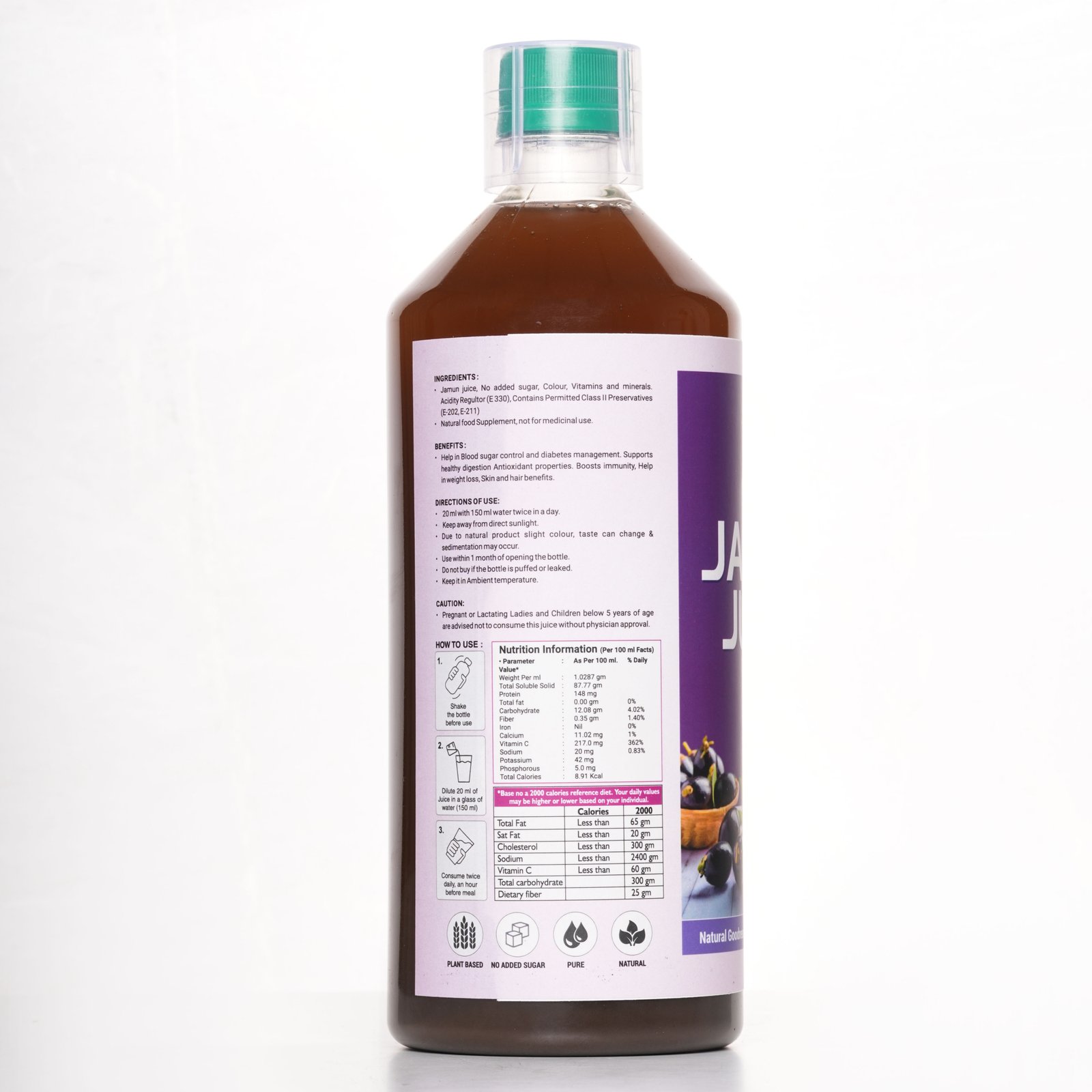Jamun Juice – Natural Blood Sugar Support & Digestive Health Drink | Sunrise Agriland