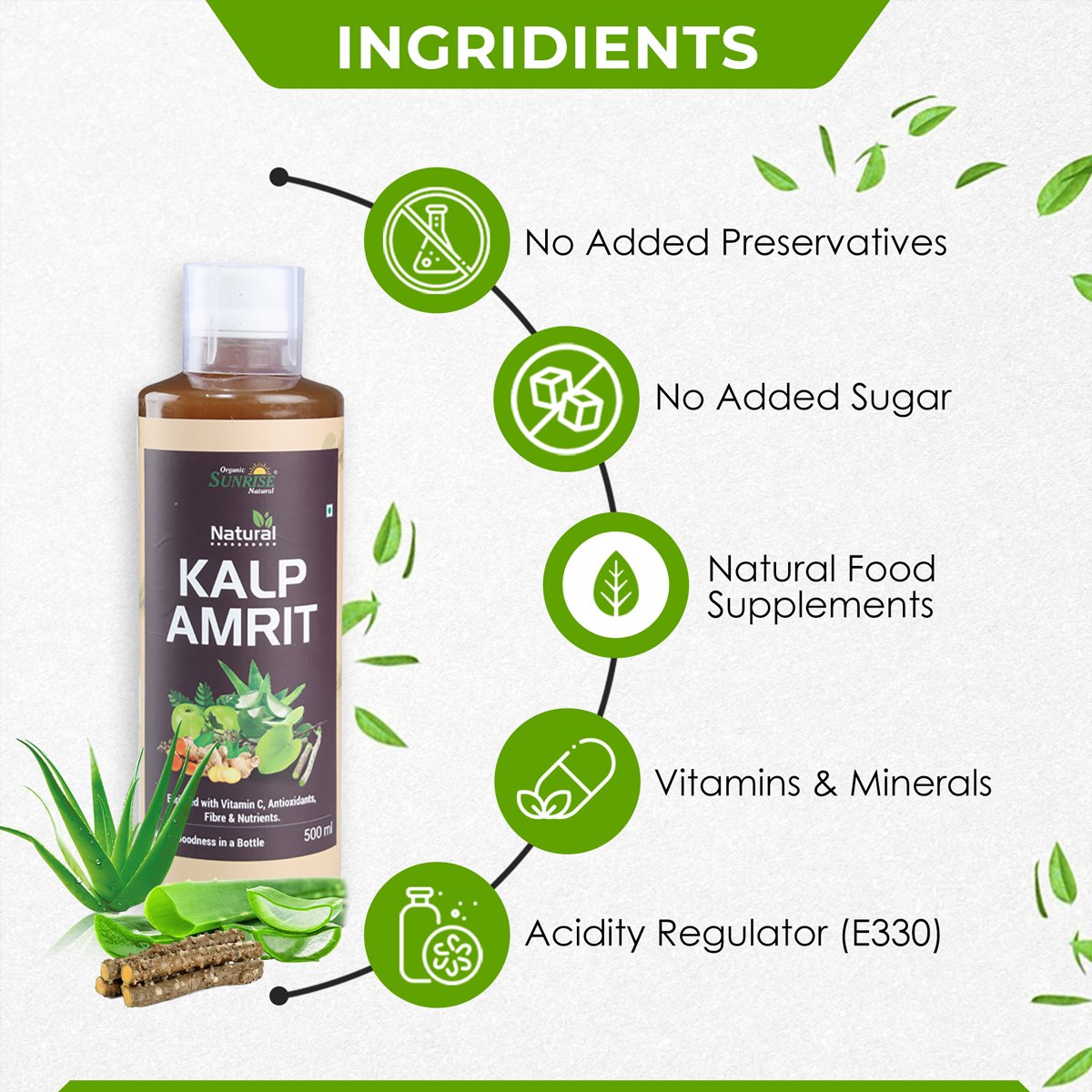 Kalp Amrit Juice – Ayurvedic Immunity Booster & Detox Drink for Energy & Vitality | Sunrise Agriland