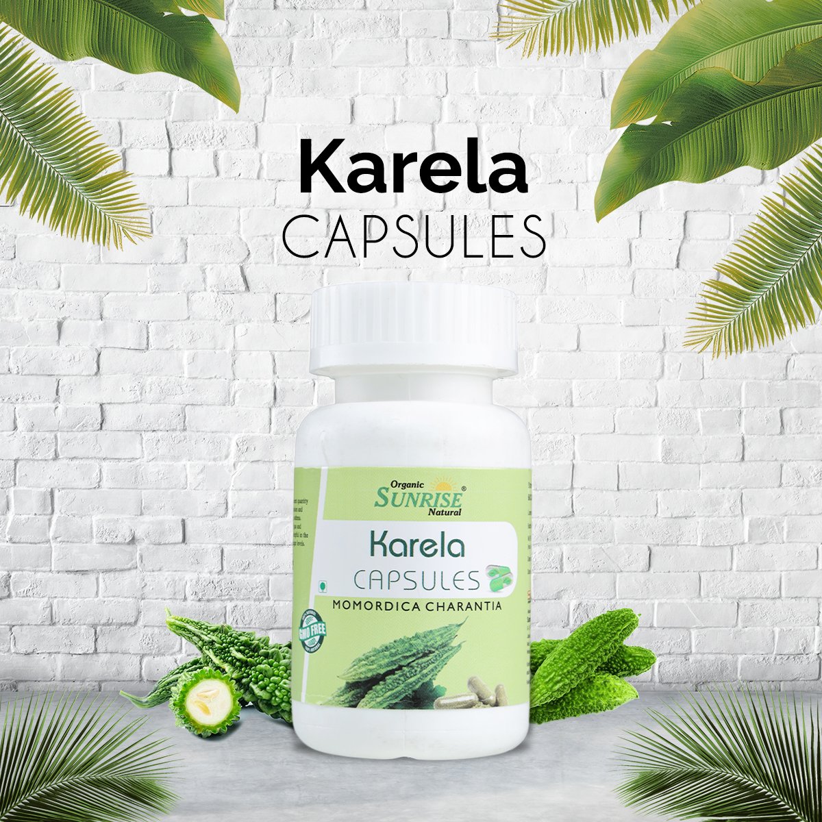 Karela Capsules – Blood Sugar Management, Detox & Metabolism Support | Sunrise Agriland