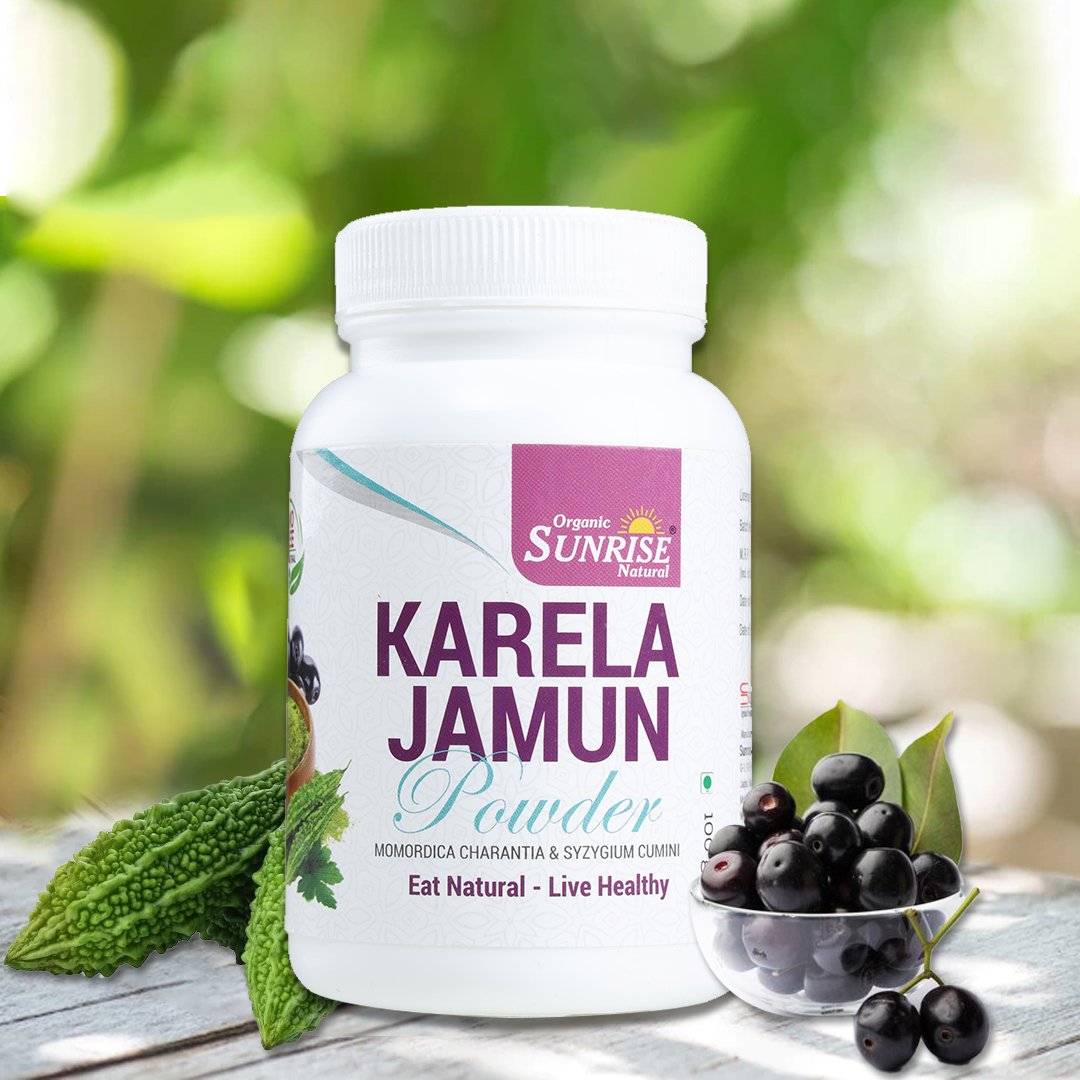 Karela Jamun Powder – Sugar Balance, Digestion & Metabolism Support | Sunrise Agriland