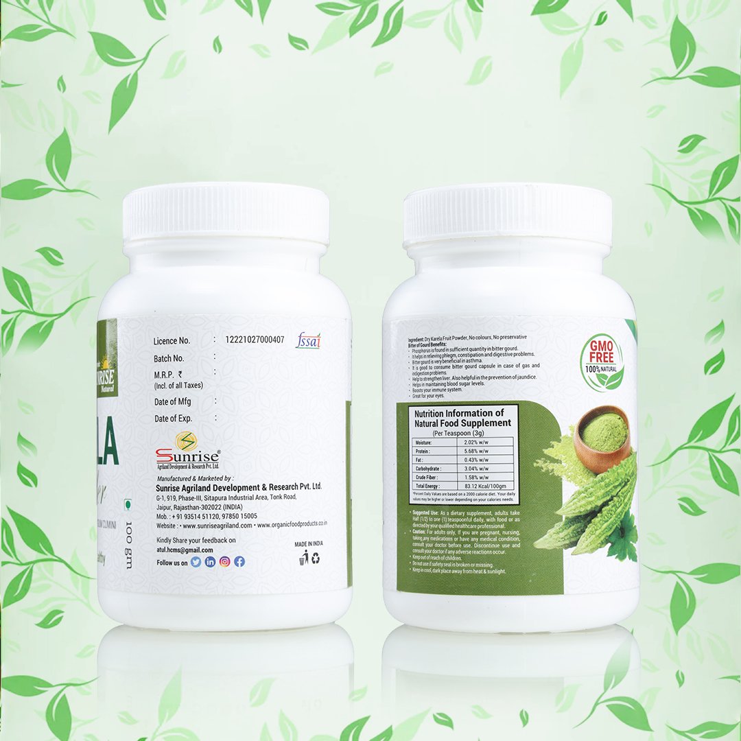 Karela Powder – Ayurvedic Blood Sugar Support & Detox Superfood | Sunrise Agriland