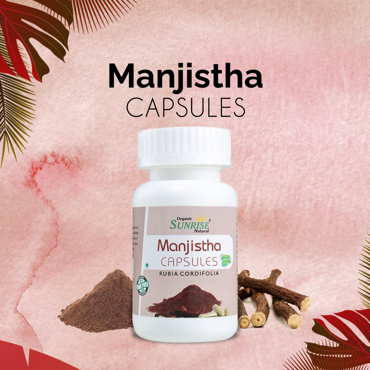 Manjistha Capsules – Skin Glow, Blood Purification & Detox Support | Sunrise Agriland