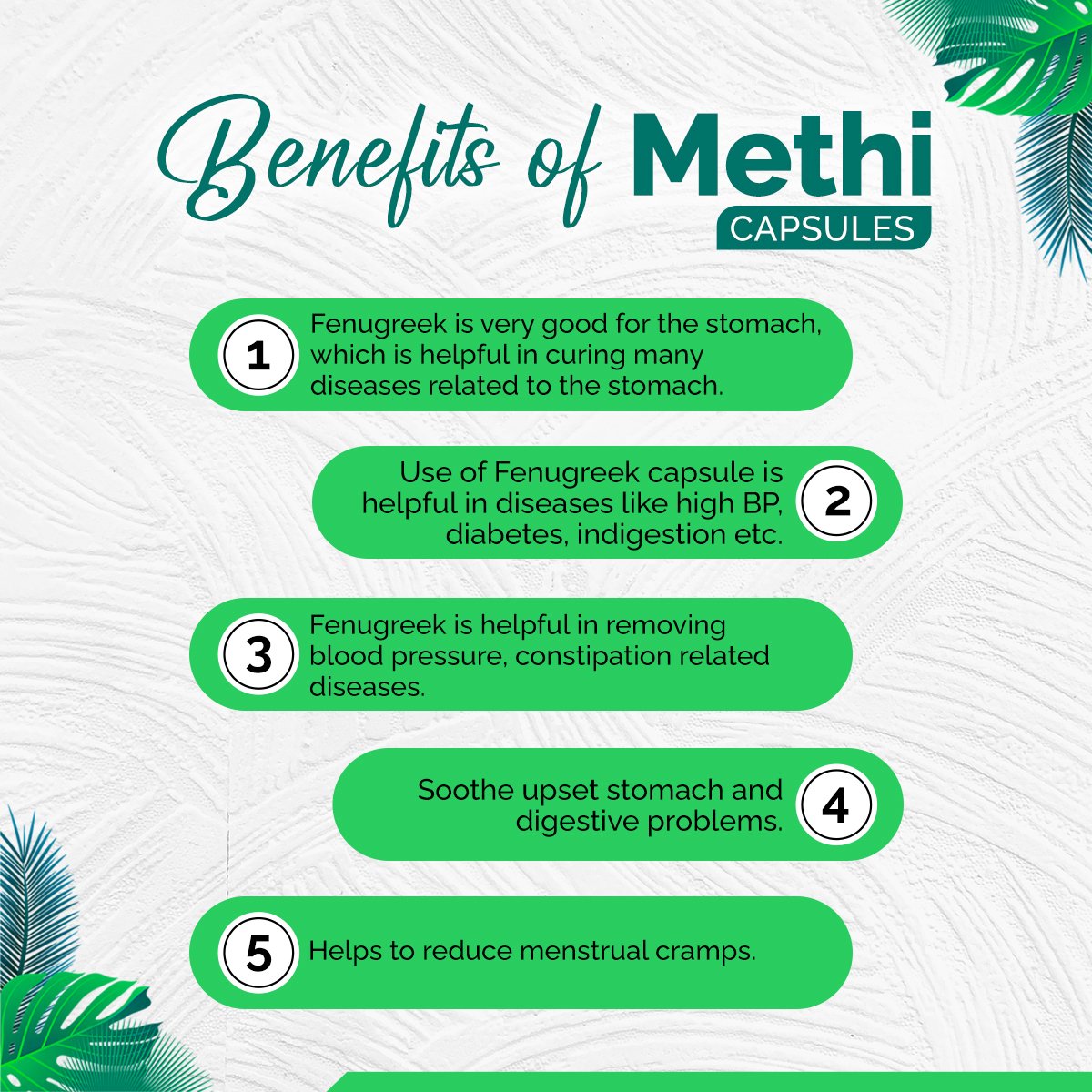 Methi Capsules – Sugar Balance & Digestive Support | Sunrise Agriland