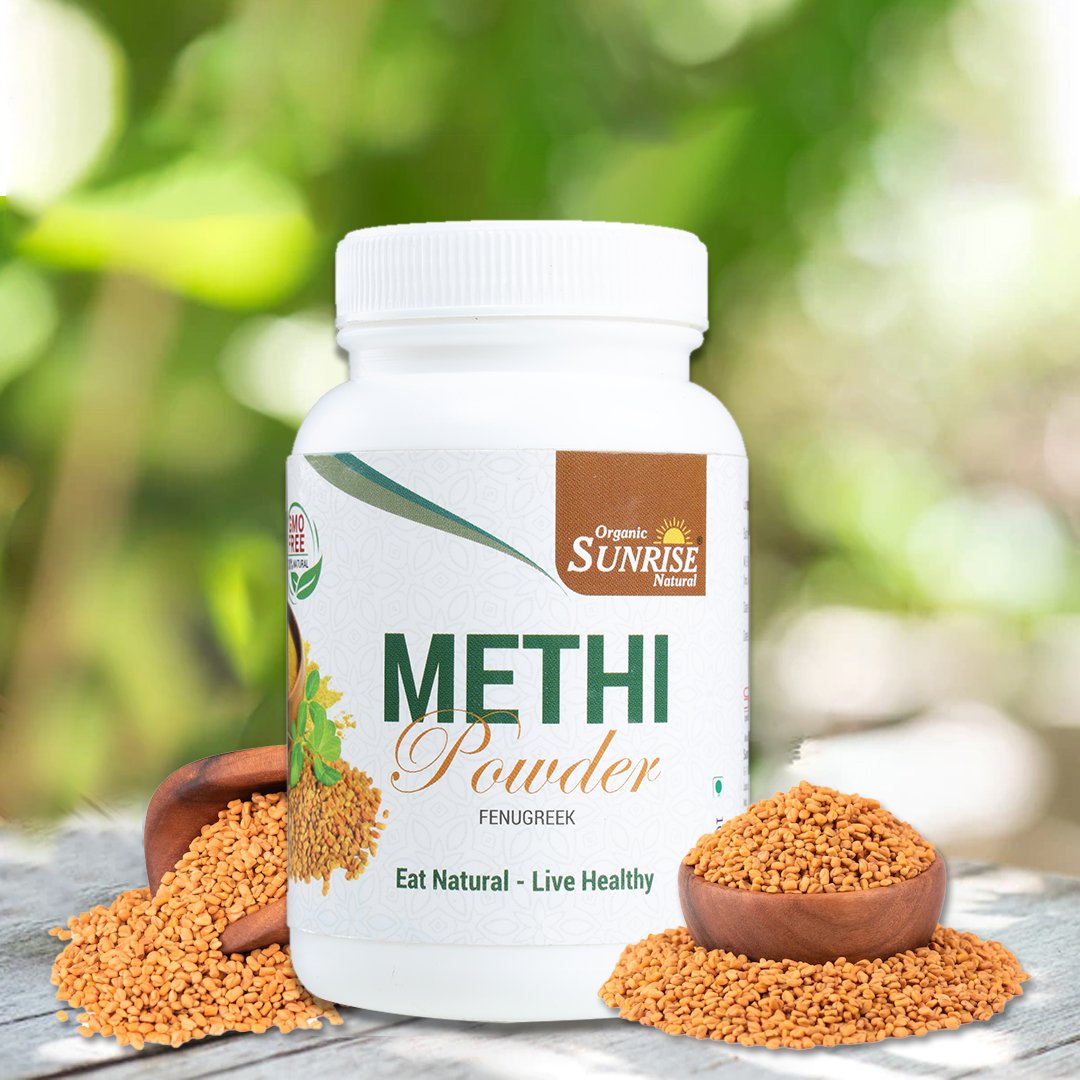 Methi Powder – Digestion, Sugar Balance & Metabolism Support | Sunrise Agriland