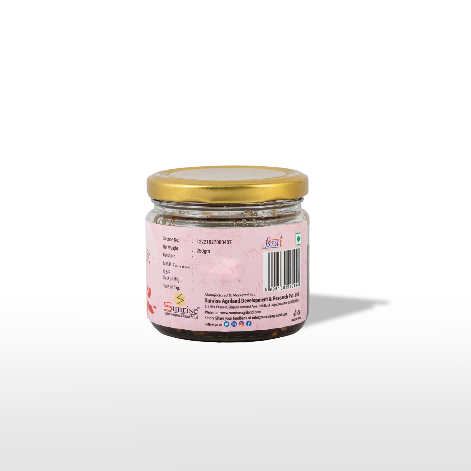 Mix Dry Fruit Gulkand – Traditional Rose & Dry Fruit Delight | Sunrise Agriland