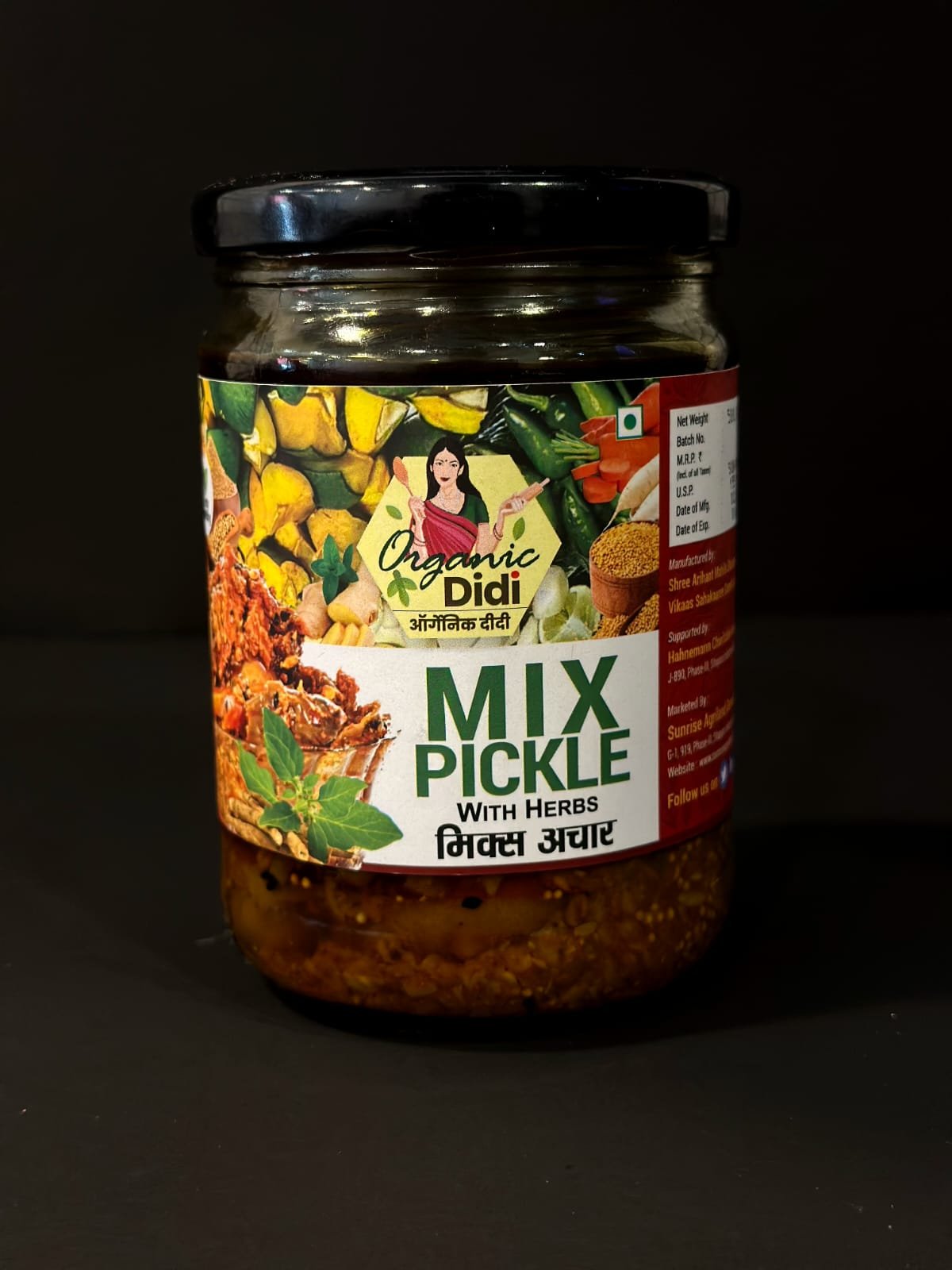 Mix Pickle with Herbs – 100 Natural & Traditional Taste | Sunrise Agriland
