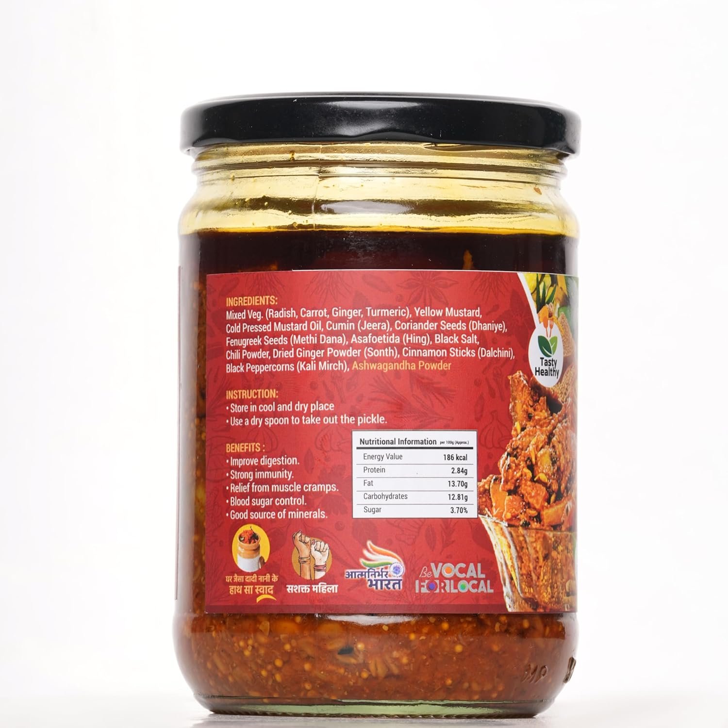 Mix Pickle with Herbs – 100 Natural & Traditional Taste | Sunrise Agriland