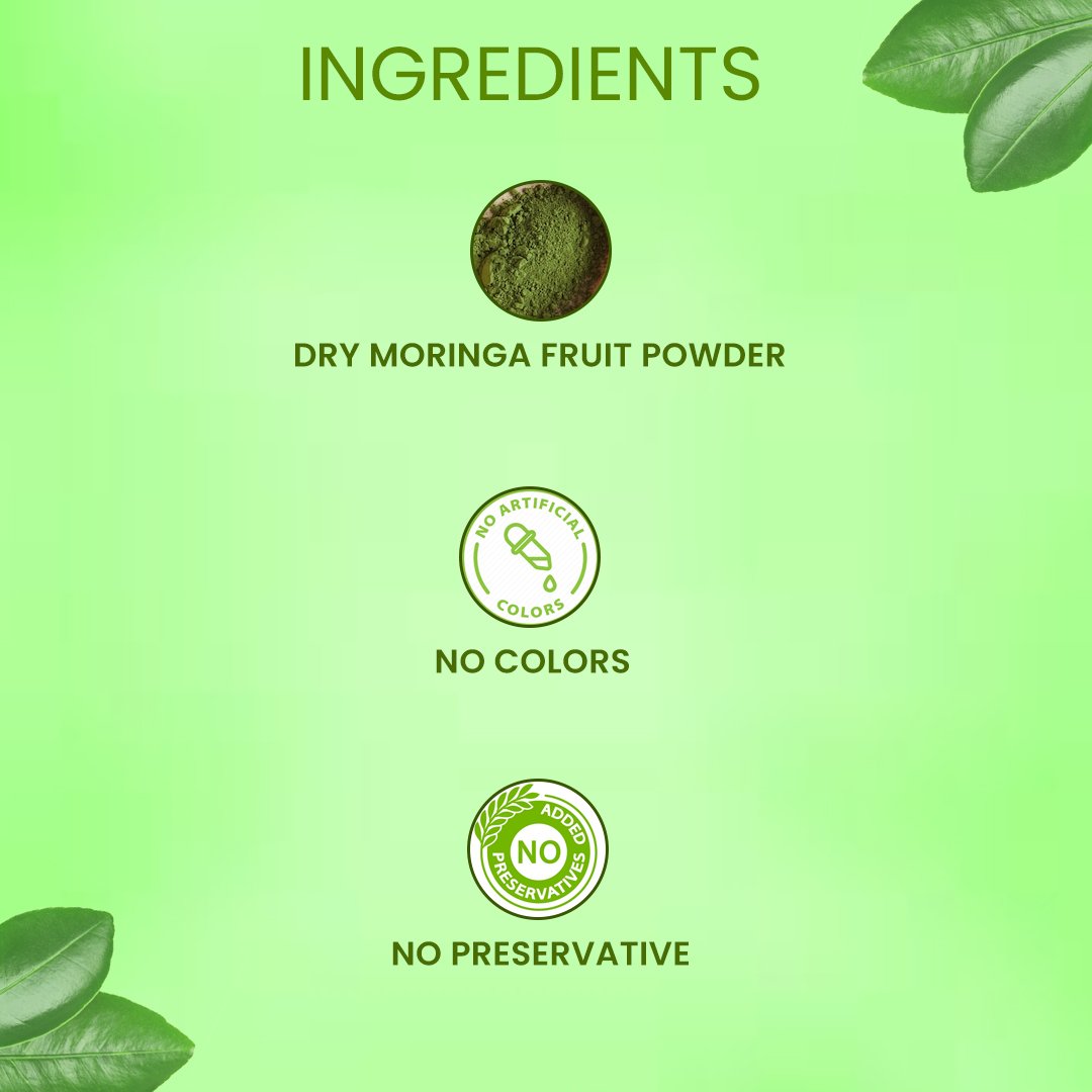 Moringa Powder – Ayurvedic Superfood for Energy, Immunity & Daily Nutrition | Sunrise Agriland