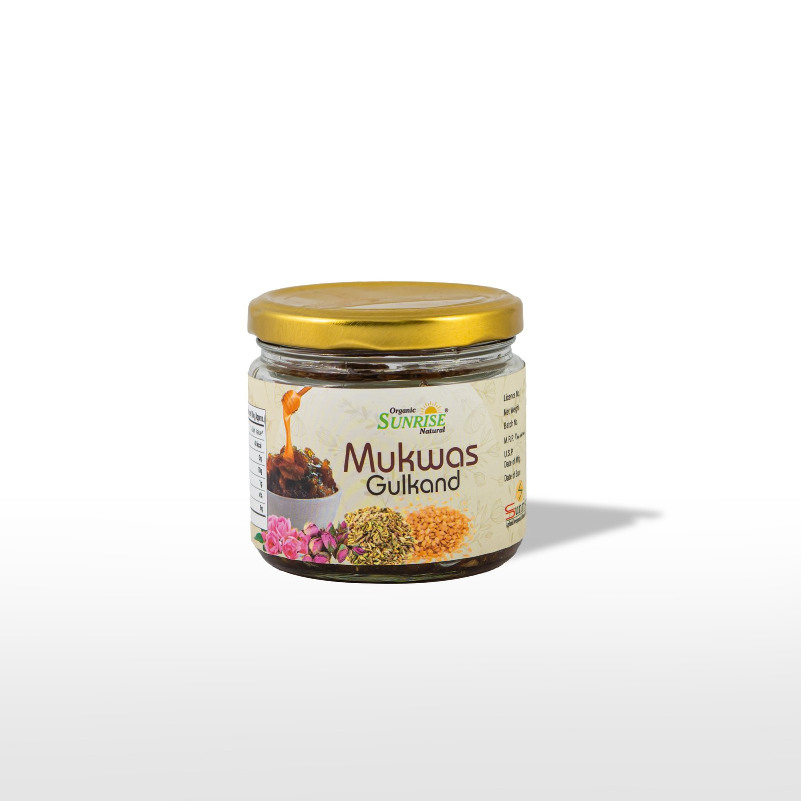 Mukwas Gulkand – Natural Digestive & Mouth Freshener with Rose Petals | Sunrise Agriland
