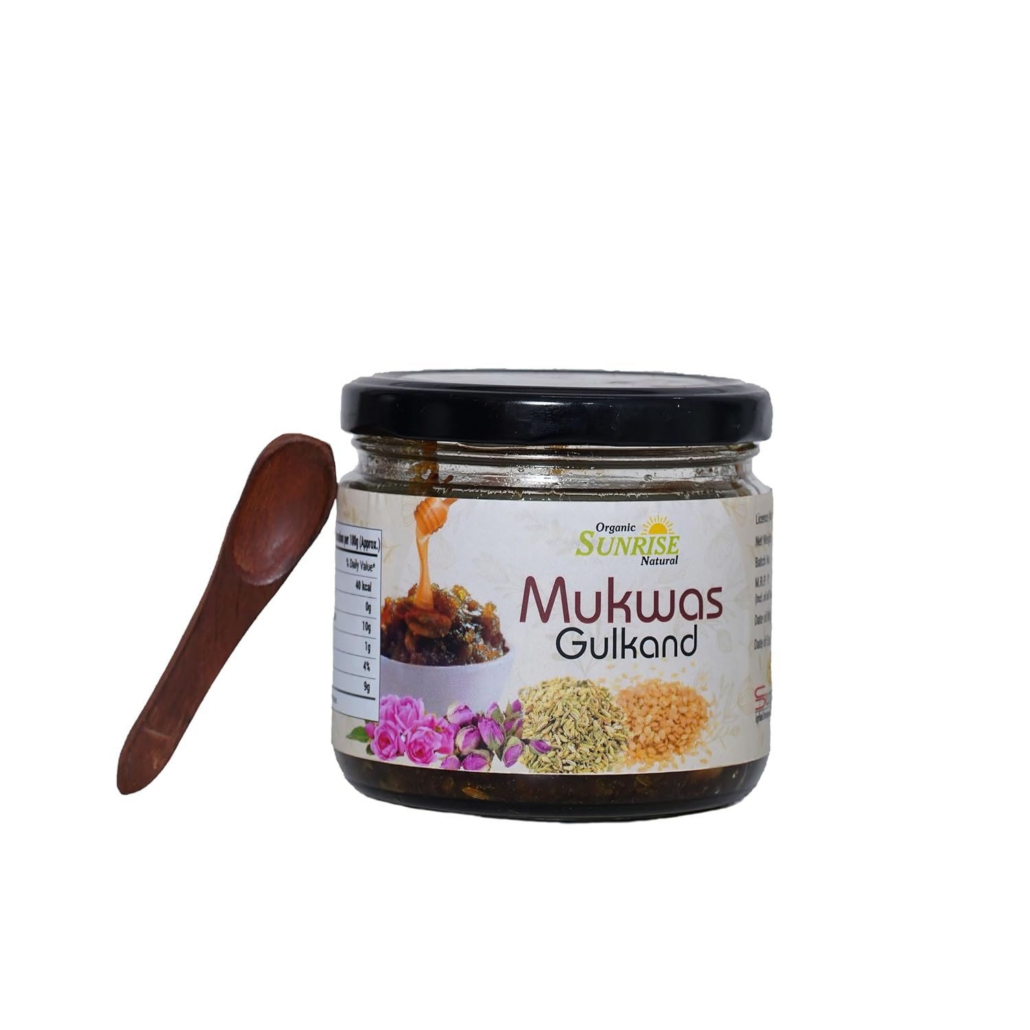 Mukwas Gulkand – Natural Digestive & Mouth Freshener with Rose Petals | Sunrise Agriland