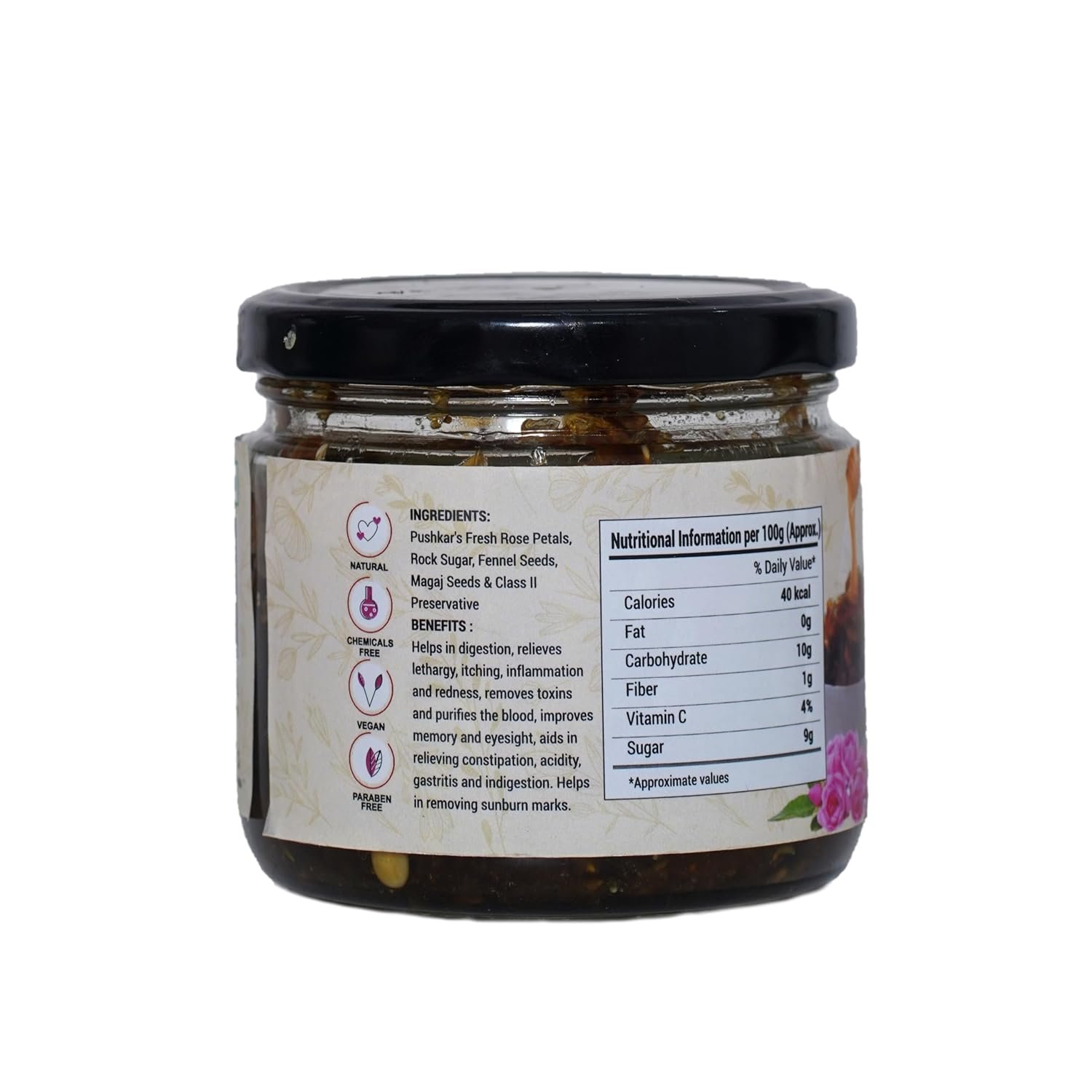 Mukwas Gulkand – Natural Digestive & Mouth Freshener with Rose Petals | Sunrise Agriland
