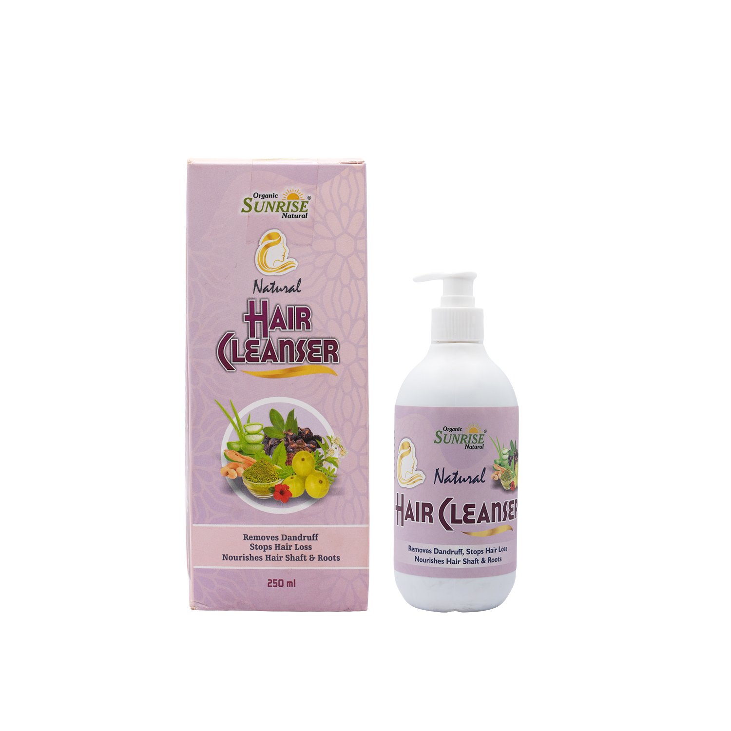 Natural Hair Cleanser – Ayurvedic Herbal Shampoo Alternative for Hair Fall & Dandruff Care | Sunrise