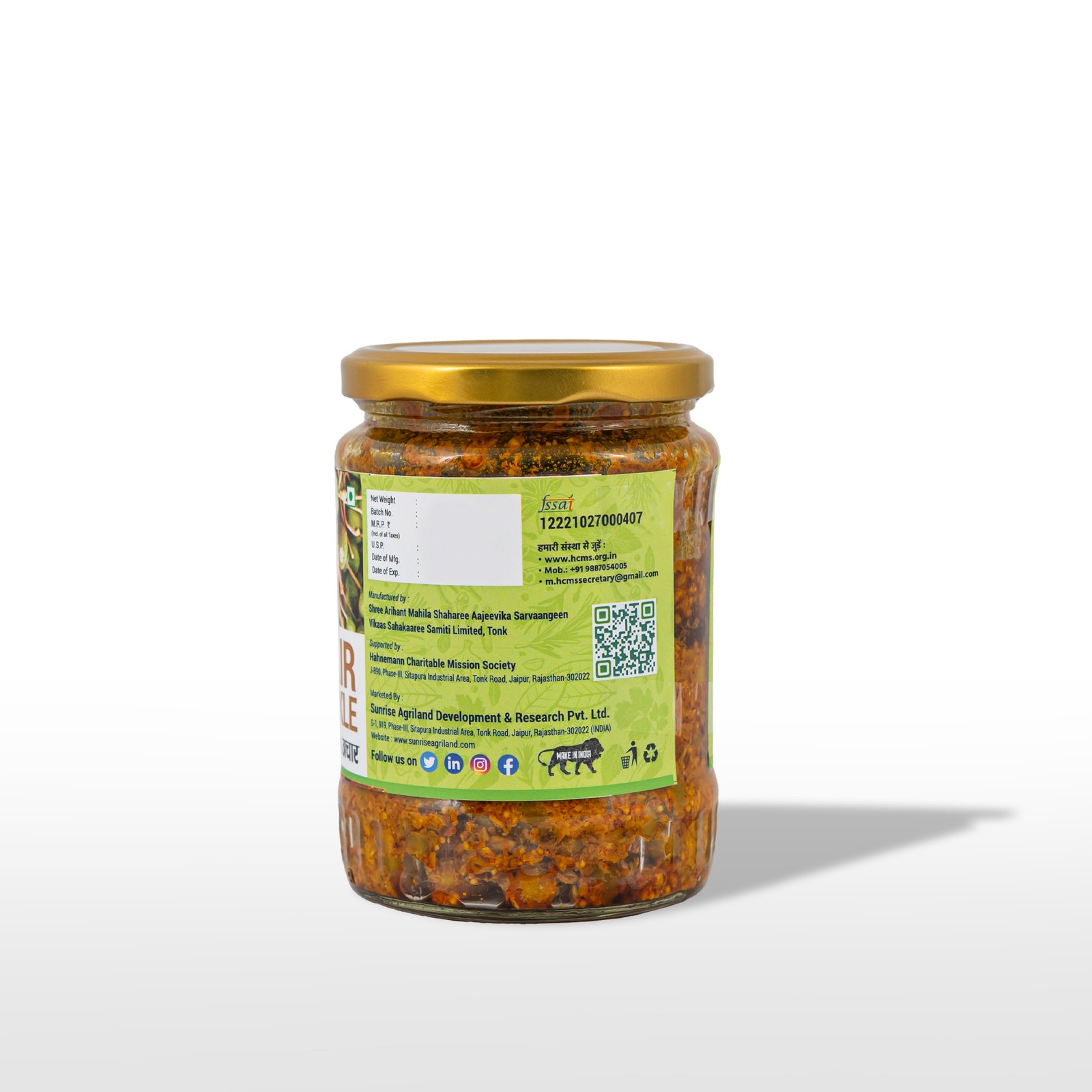 Rajasthani Pickle Combo – Leswa Pickle, Aam Pickle & Kair Pickle | Sunrise Agriland