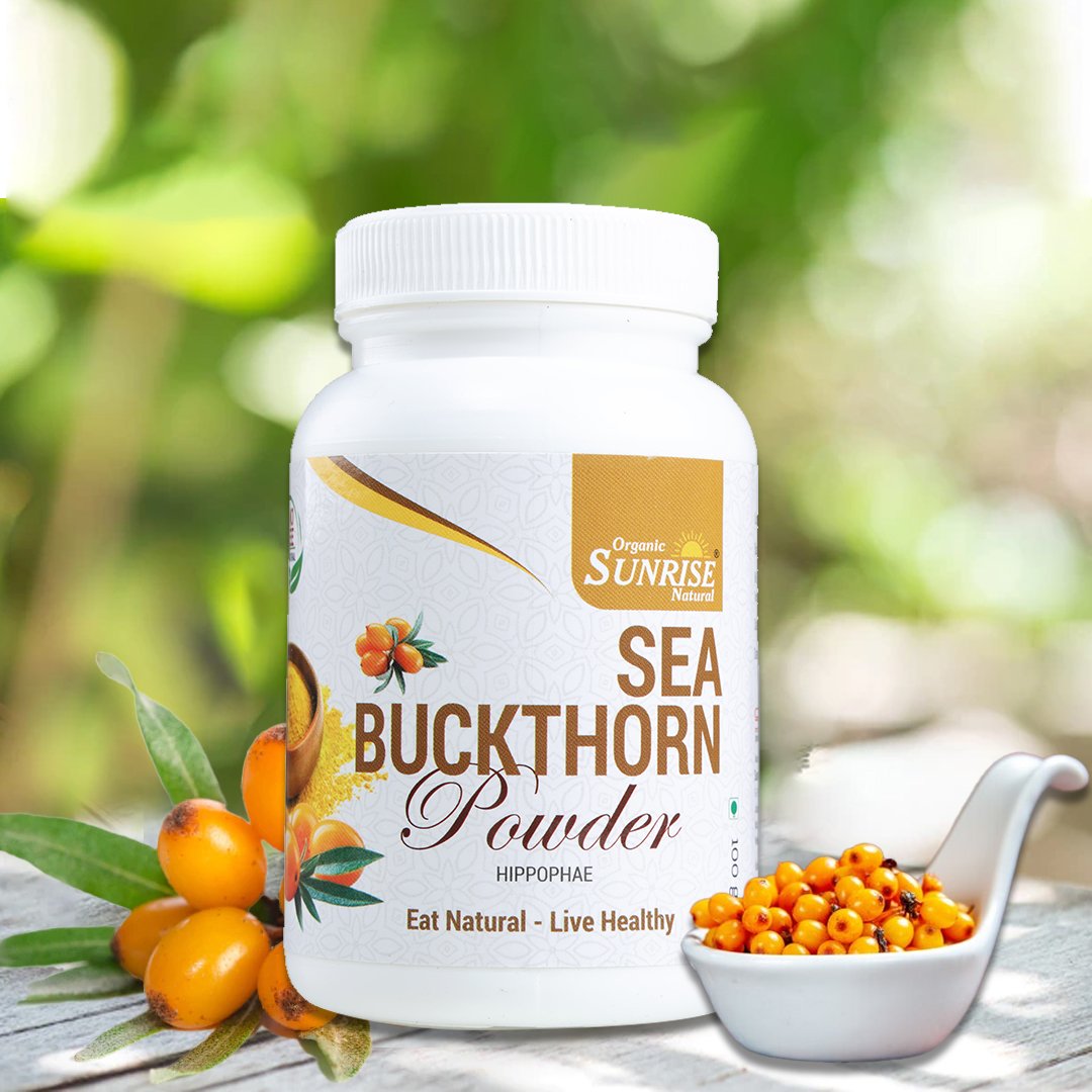 Sea Buckthorn Powder – Skin Glow, Immunity & Anti-Aging Support | Sunrise Agriland