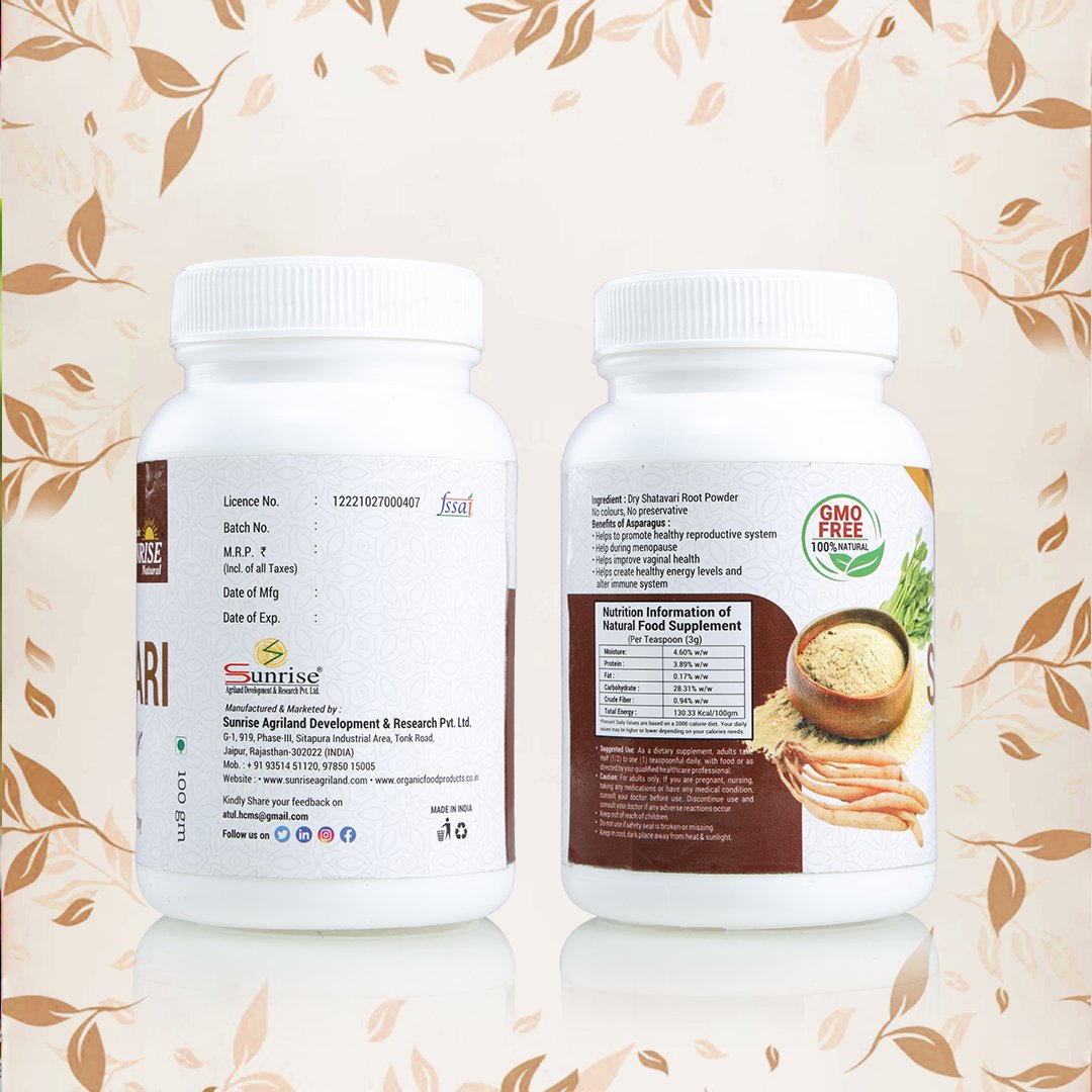 Shatavari Powder – Women’s Hormonal Balance & Wellness Support | Sunrise Agriland