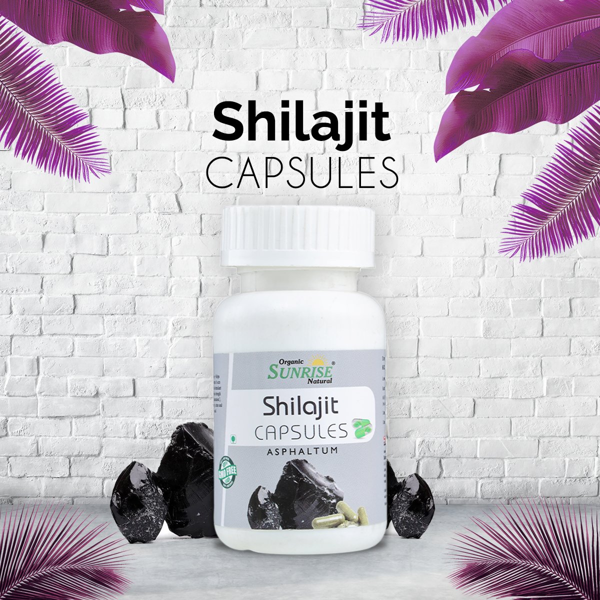 Shilajit Capsules – Energy, Stamina & Vitality Support | Sunrise Agriland