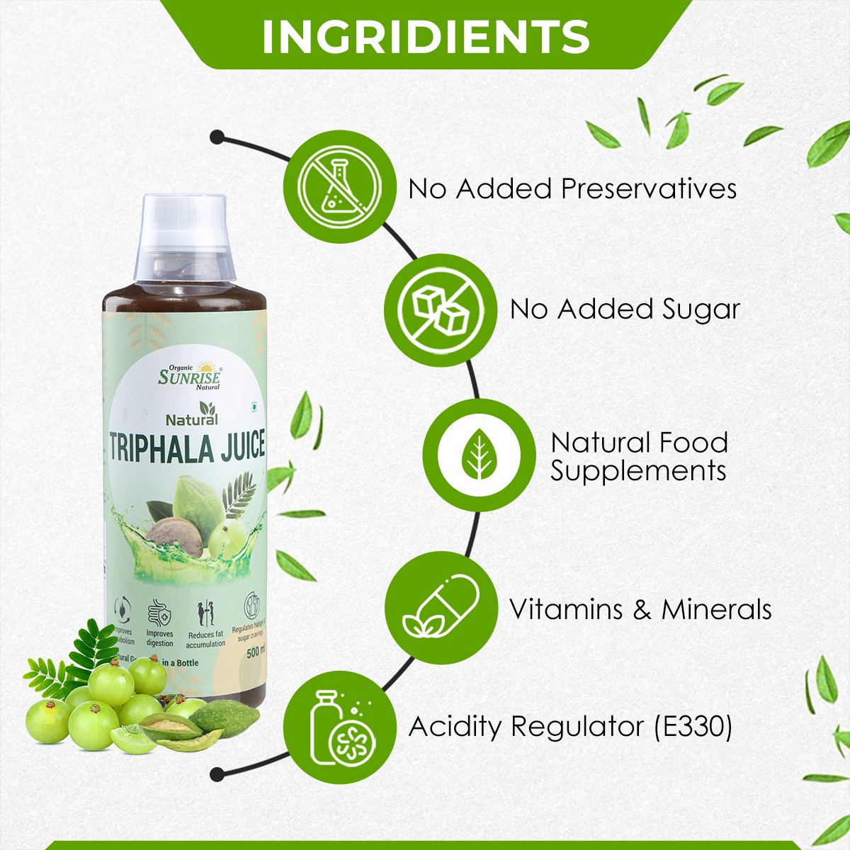 Triphala Juice – Ayurvedic Detox Drink for Gut Health, Digestion & Immunity | Sunrise Agriland