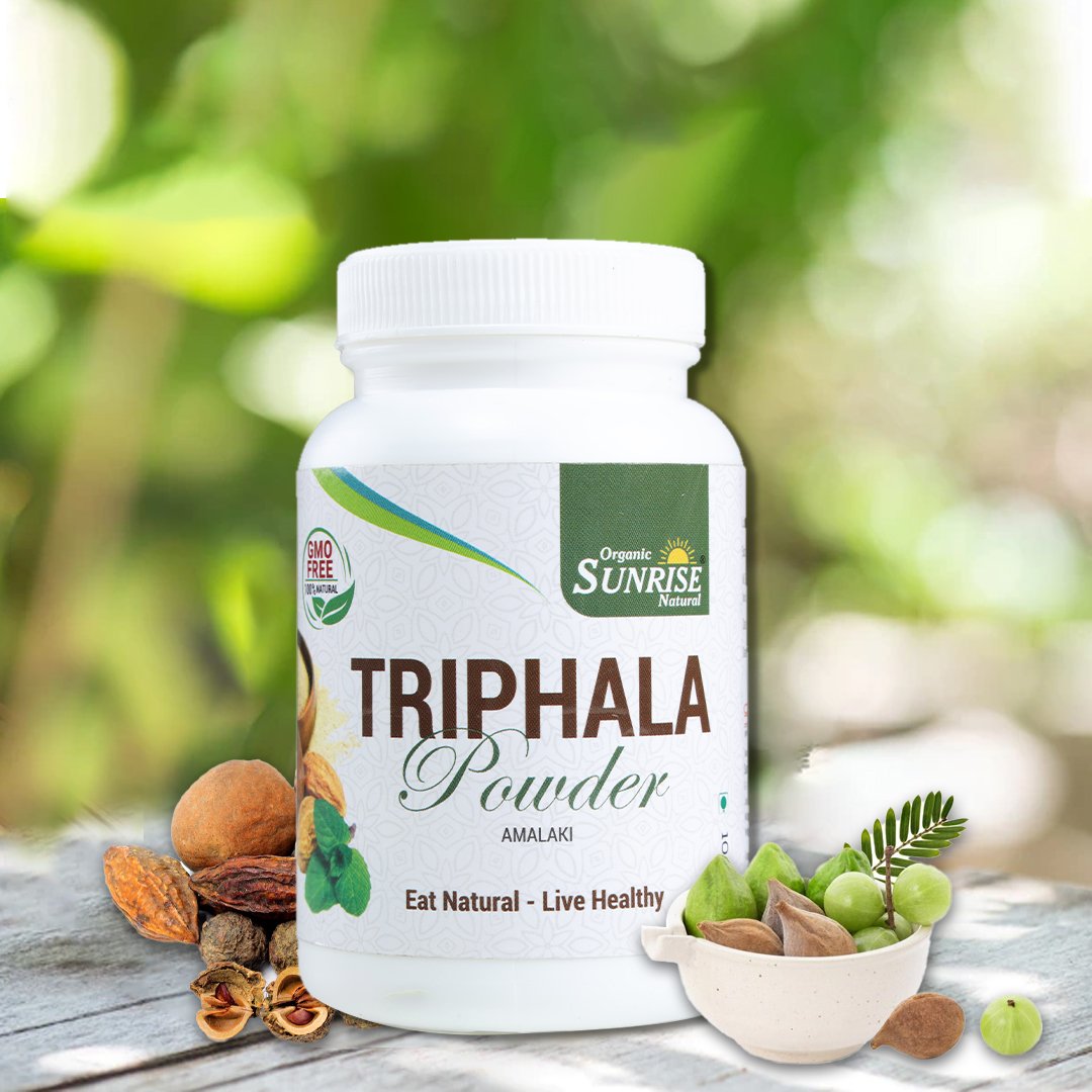 Triphala Powder – Ayurvedic Gut Cleanse & Digestive Detox Superfood | Sunrise Agriland