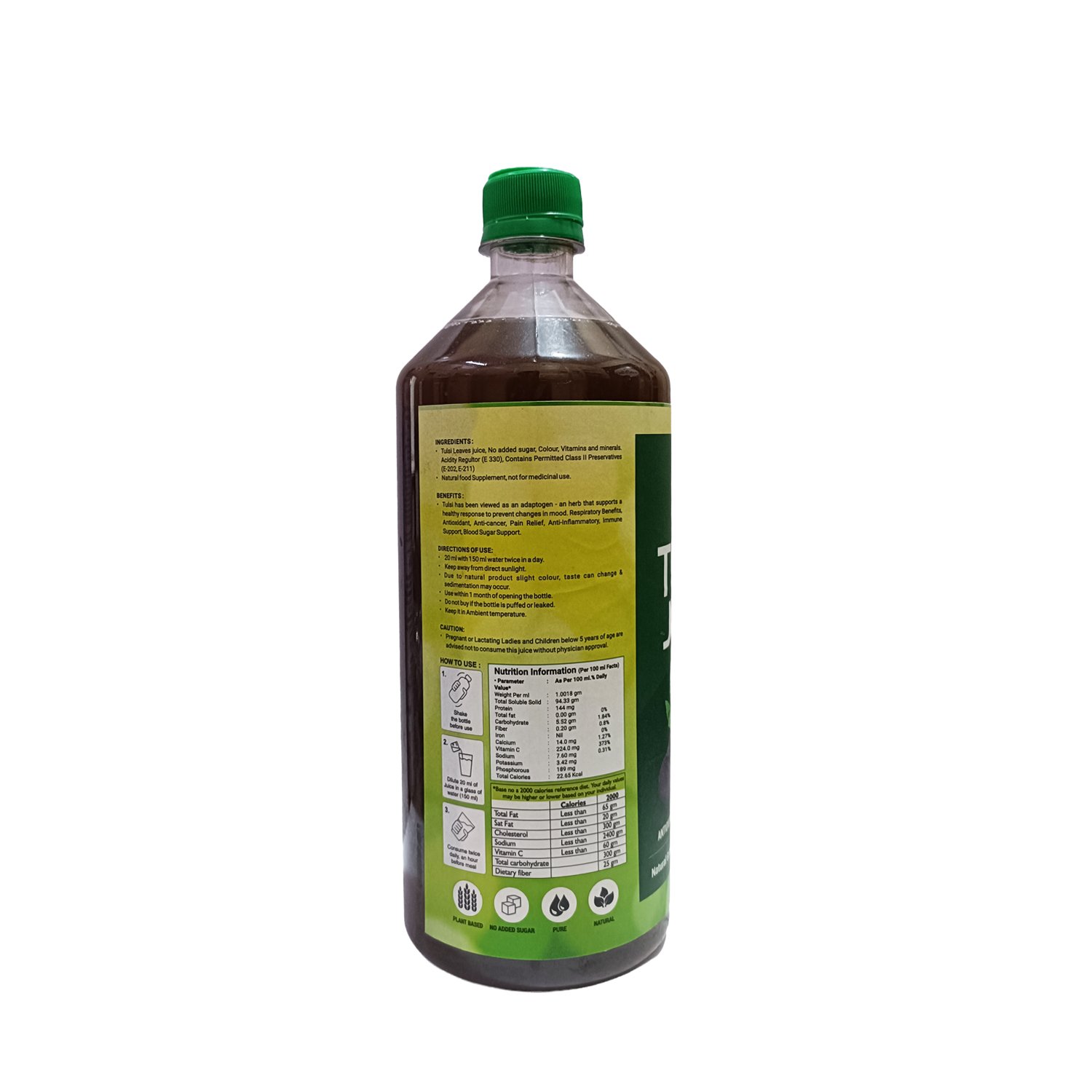 Tulsi Juice – Natural Immunity Booster & Respiratory Wellness Drink | Sunrise Agriland