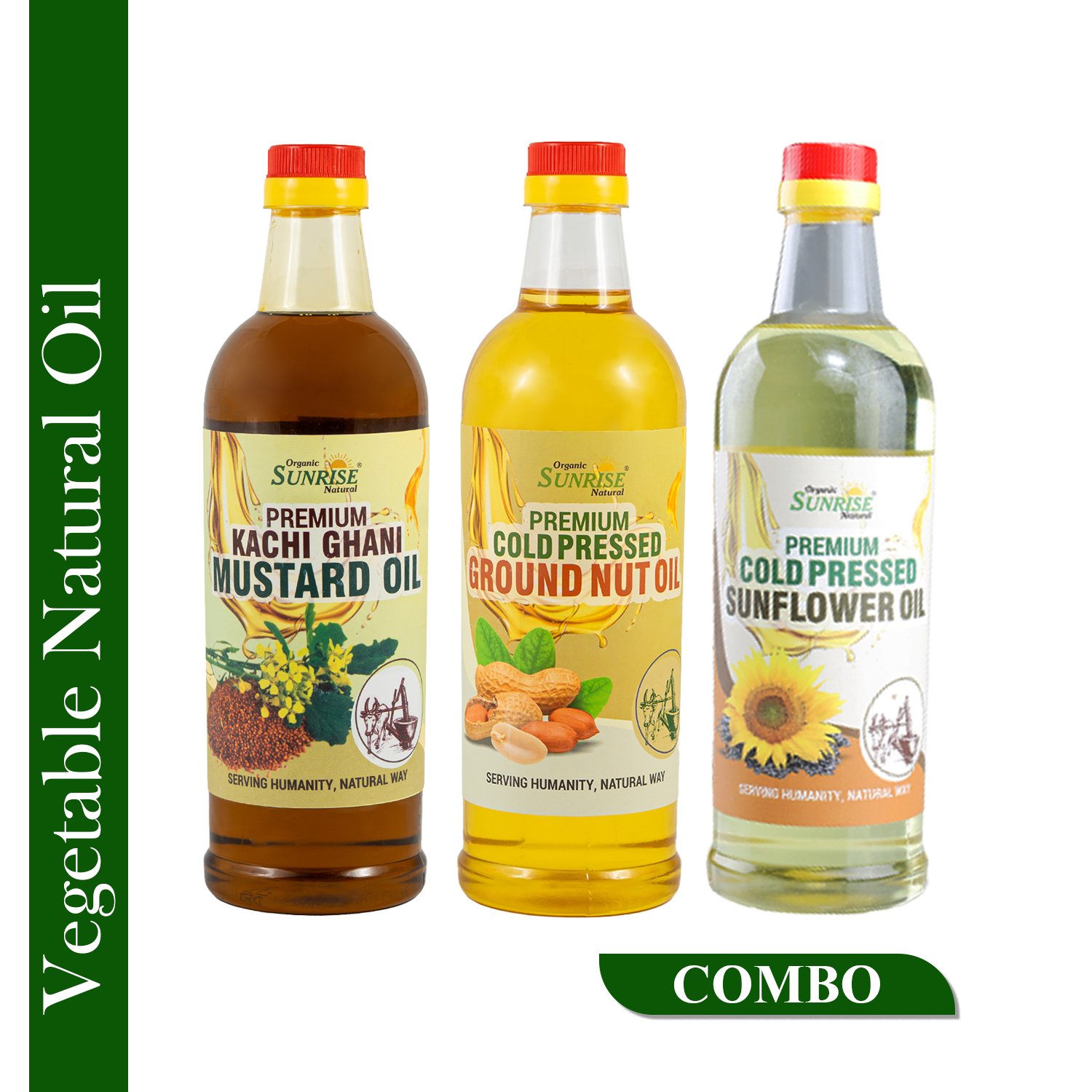 Vegetable Natural Oil Combo – Pure Cooking & Wellness Oils | Sunrise Agriland