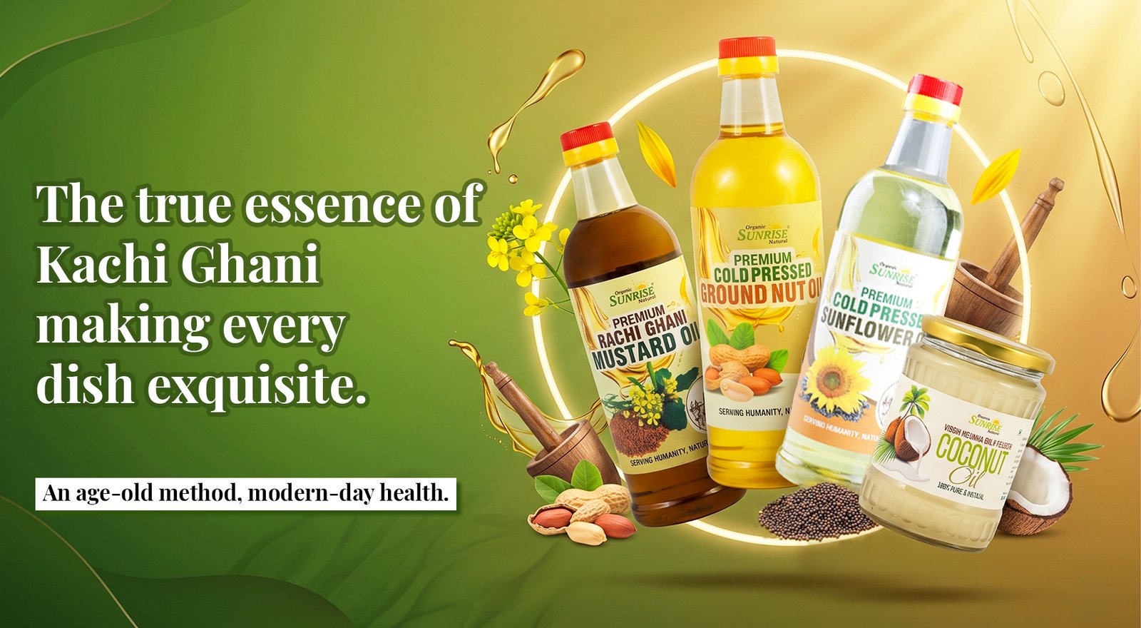Vegetable Natural Oil Combo – Pure Cooking & Wellness Oils | Sunrise Agriland
